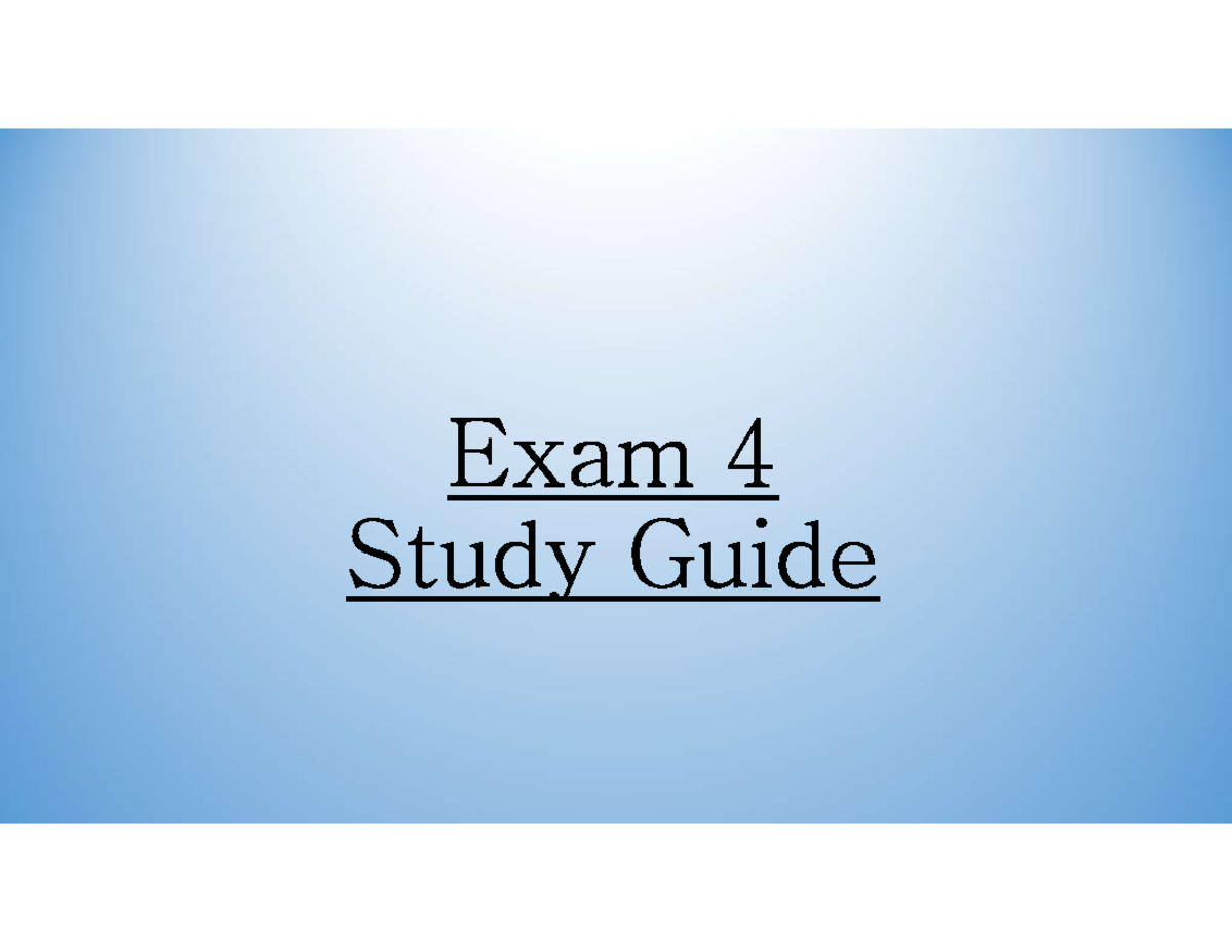 Exam 4 Study Guide: Civil Liberties and Rights - Studocu
