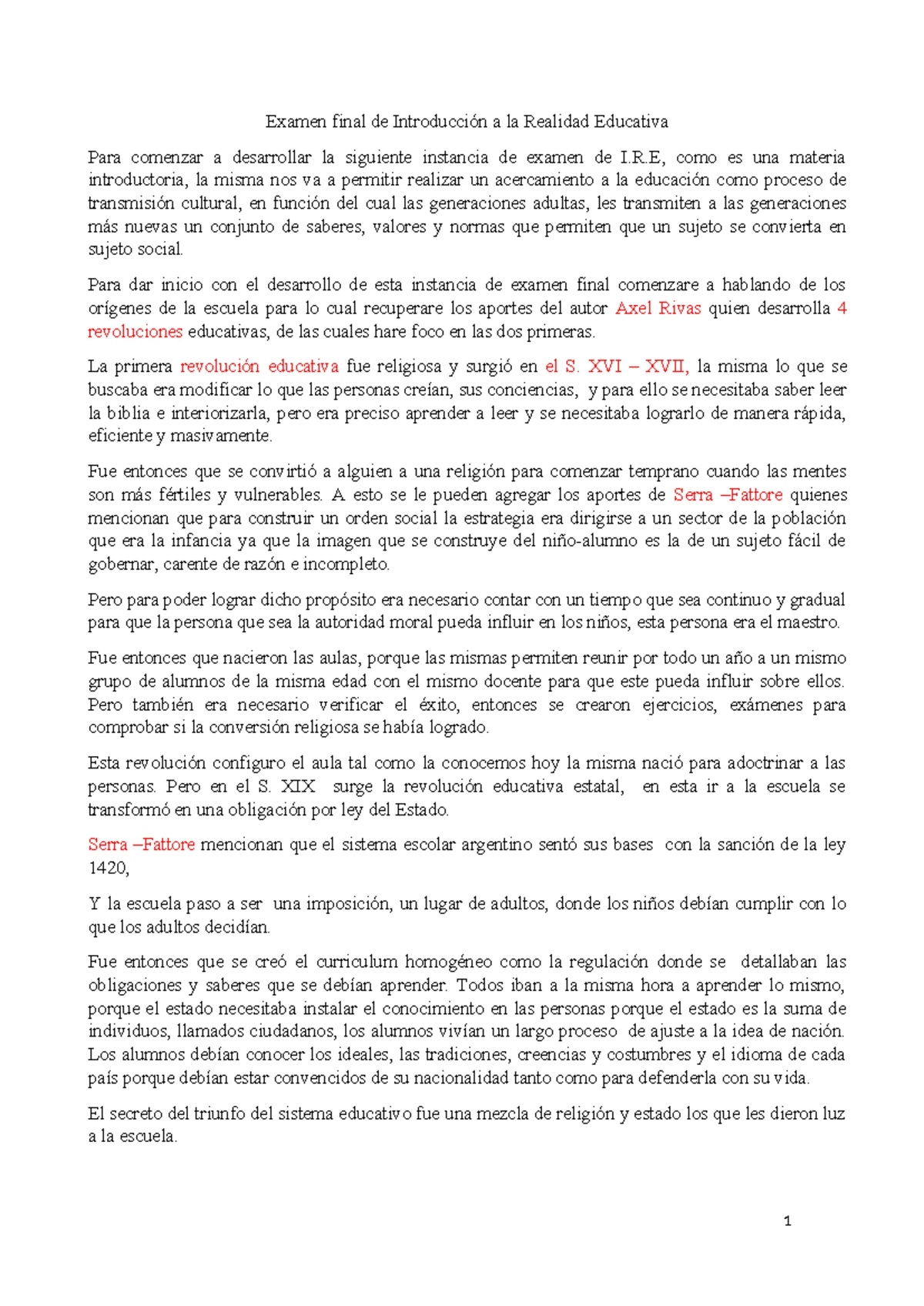 Resumen COT Y Mounier: Función Ideológica de la Escuela - Studocu