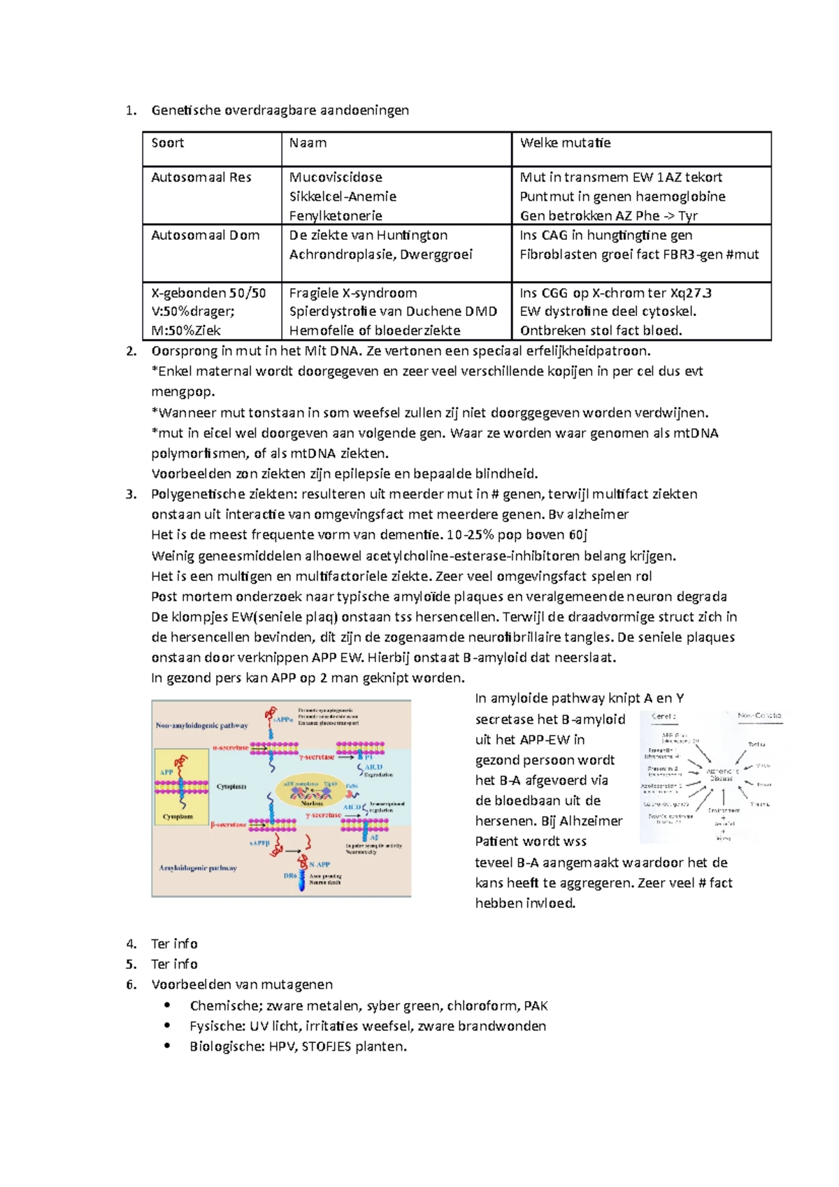 DNA Technologie: Transcriptie, Genregulatie en Mutaties in Detail - Studocu