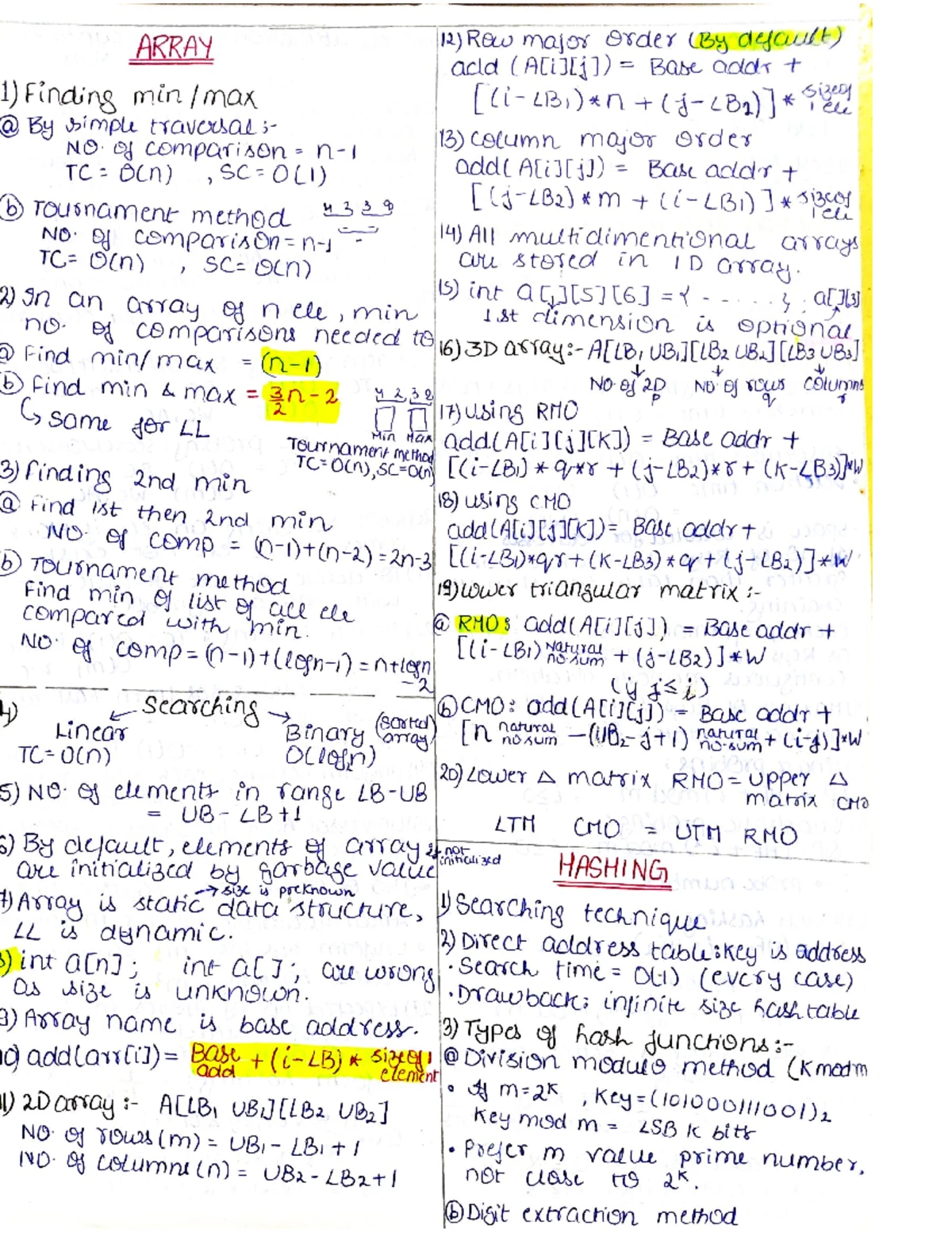 Data structure short notes - O FULBIngyutyee : all node hawe ether 0 ...