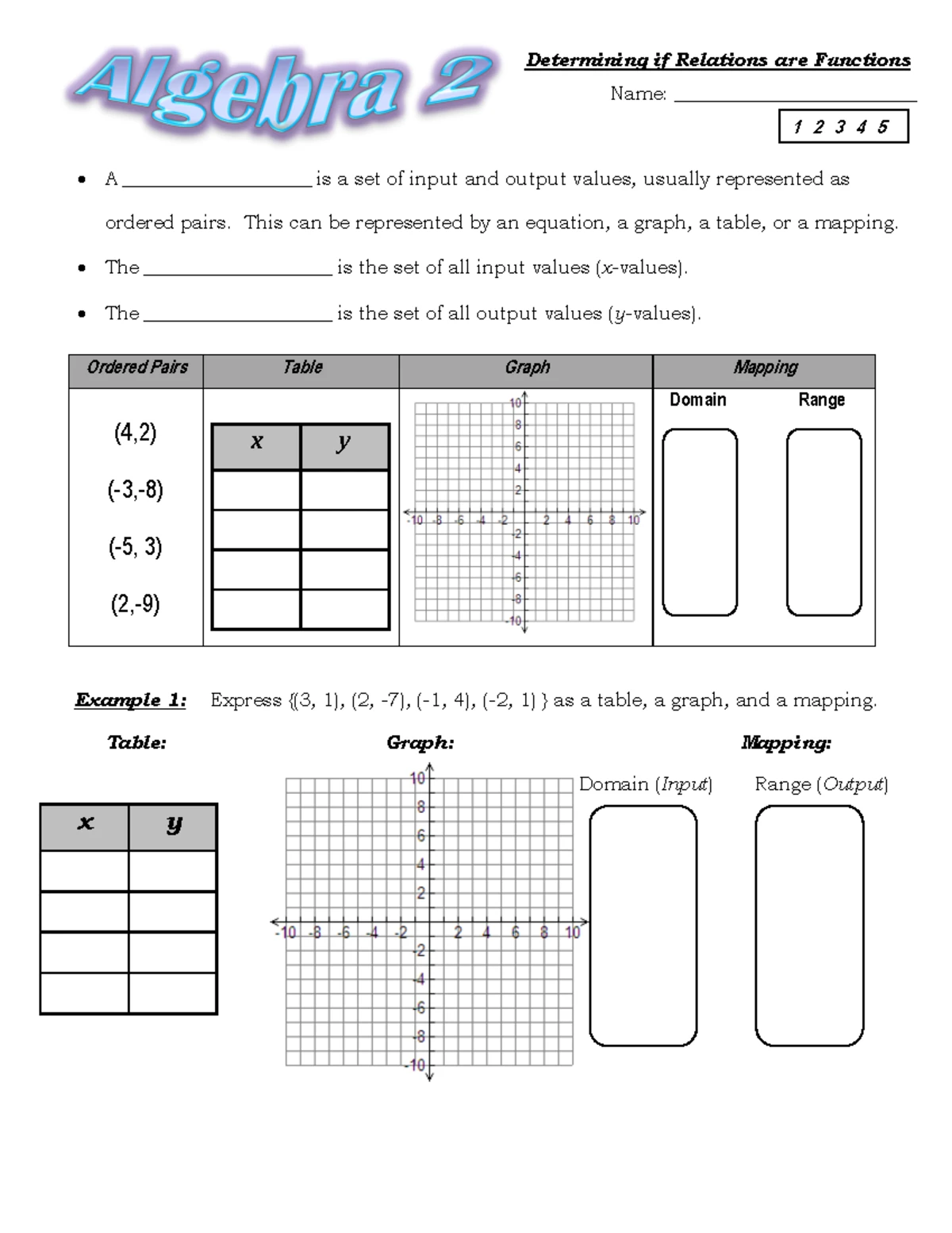 Algebra Comparing Linear Functions- Greatest Rate of Change - Comparing ...