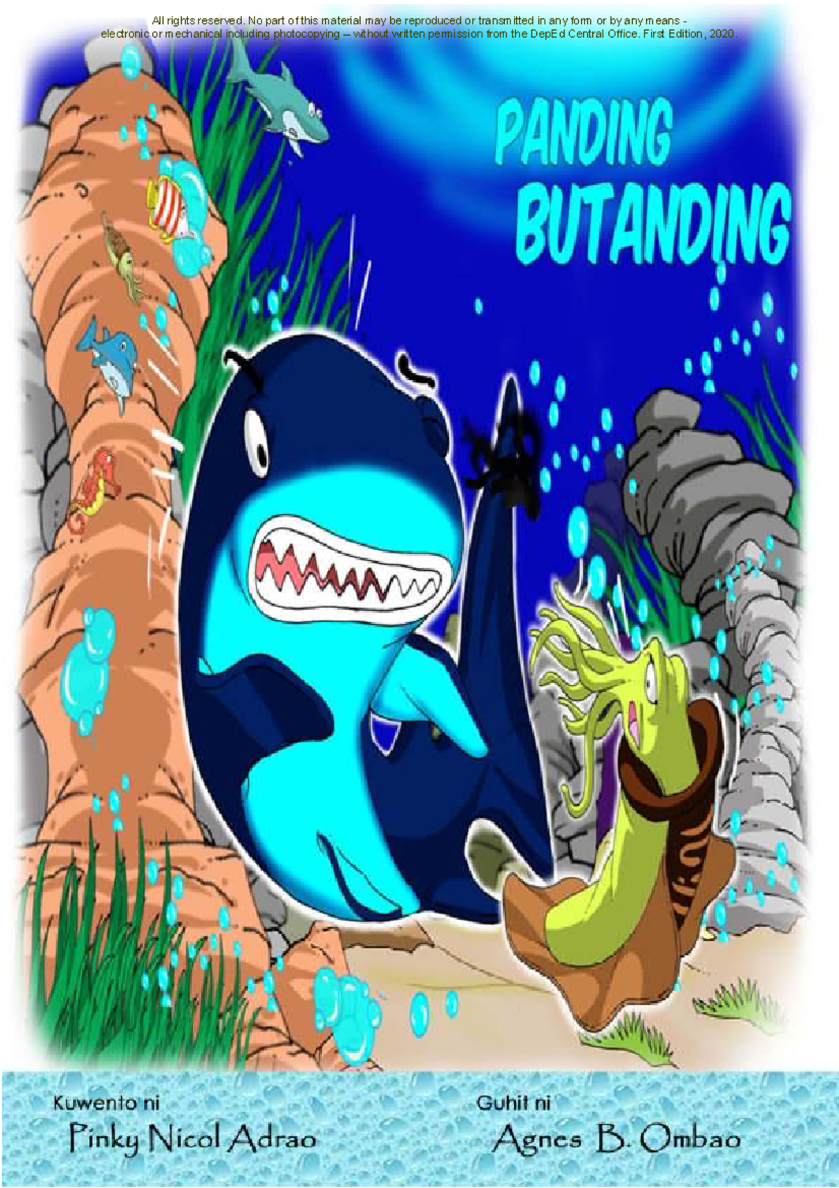 K to 12 Grade 3 Filipino Lesson: Panding Butanding Story Analysis - Studocu