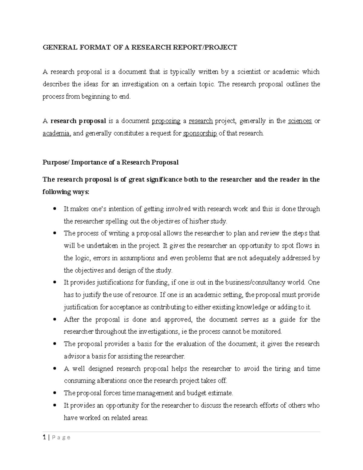 Research Report Format Guide - CSD - Studocu
