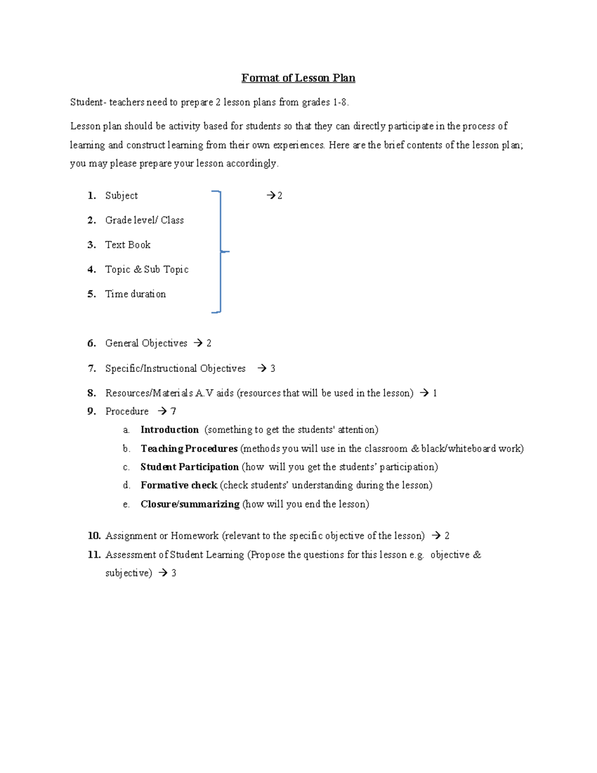 Lesson Plan Format for Grades: Activity-Based Approach - Studocu