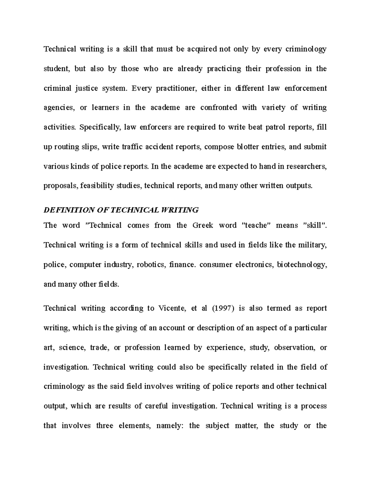 TECH ENG 1 Technical Writing Principles and Guidelines Review - Studocu