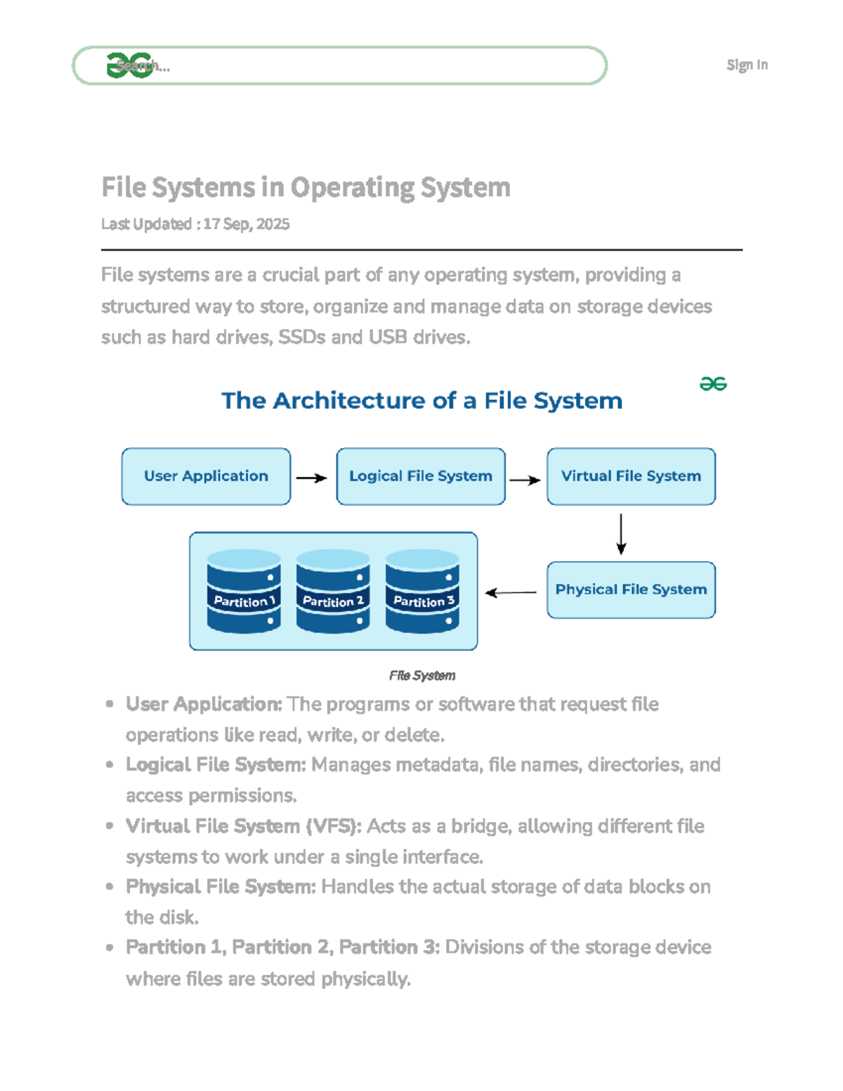 File Systems in Operating Systems (OS) - Overview and Concepts - Studocu