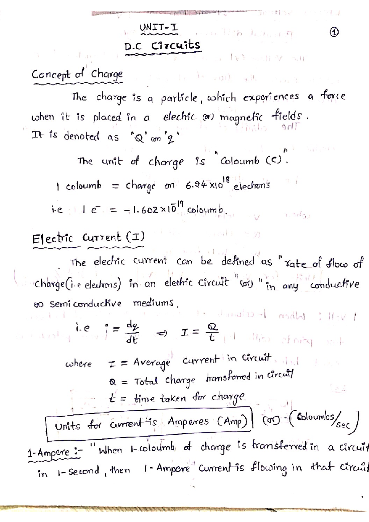 BEEE 101 - Electric Circuits Concepts and Fundamentals - Studocu