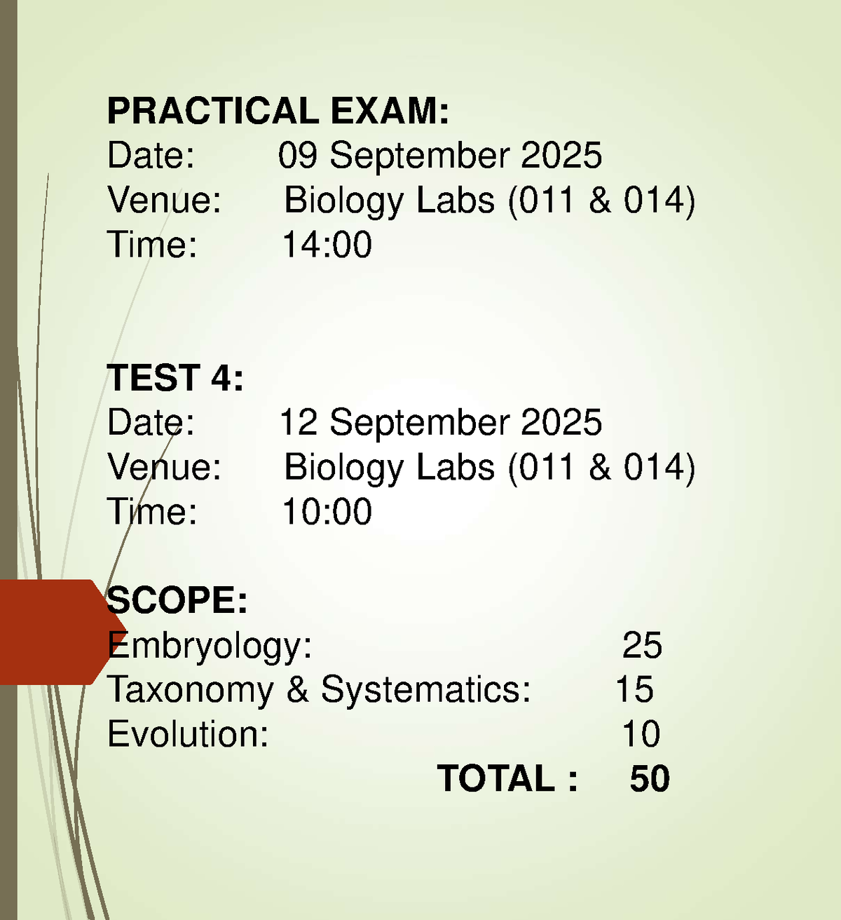 Evolution 2023: Comprehensive Notes for Practical Exam (BIO 101) - Studocu