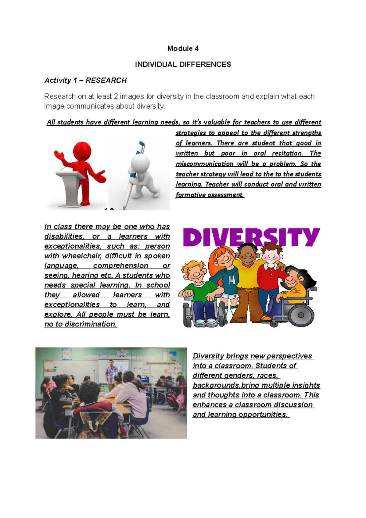 Padua, Ed 15a Module 4: Understanding Individual Differences in ...