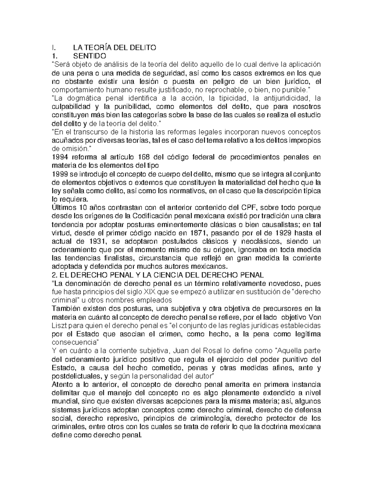 Teoría del Delito: Análisis y Categorías Fundamentales en Derecho Penal ...