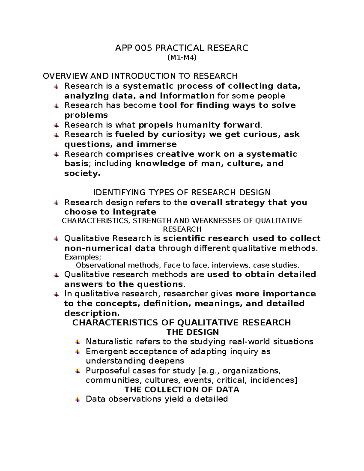 APP-005 Practical Research: Comprehensive Lesson Notes for Exam Prep ...