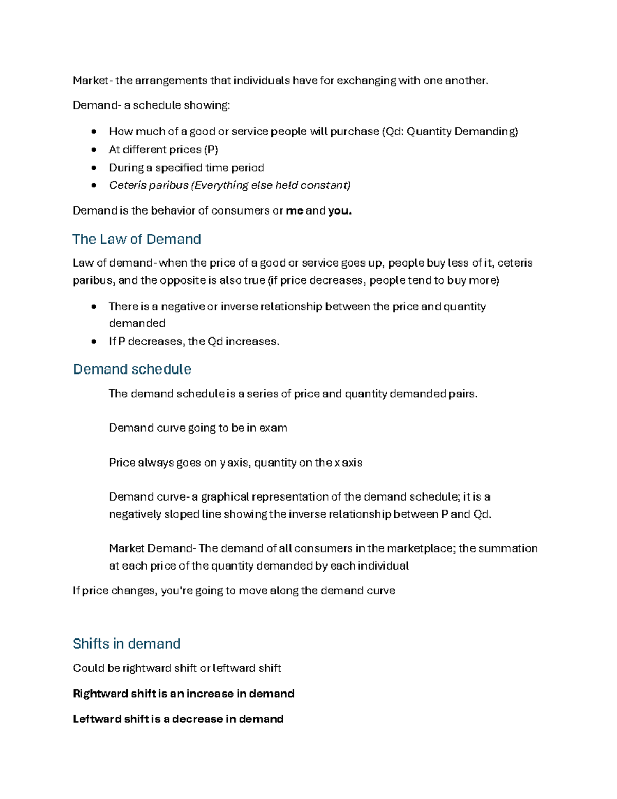 Understanding Demand and Supply: Key Concepts (ECO 101) - Studocu