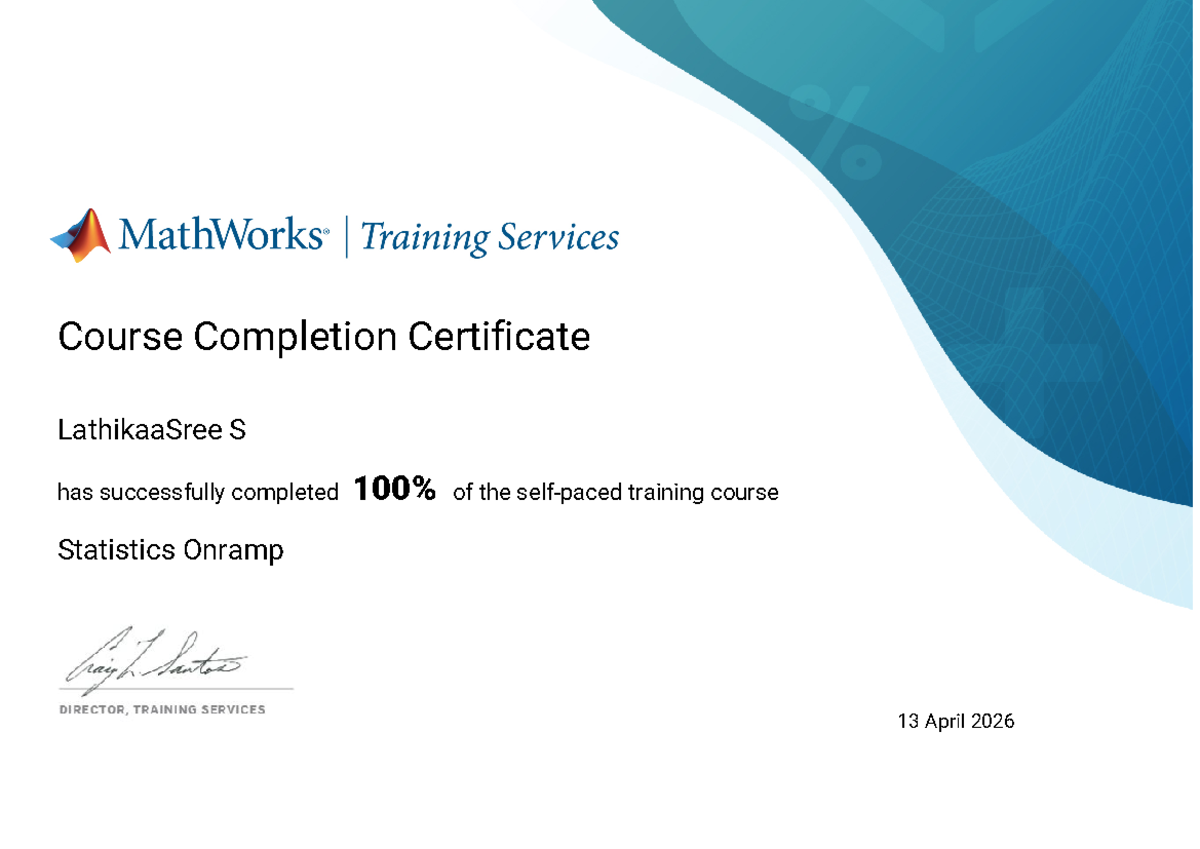 Certificate - nil - Python - Course Completion Certificate LathikaaSree ...