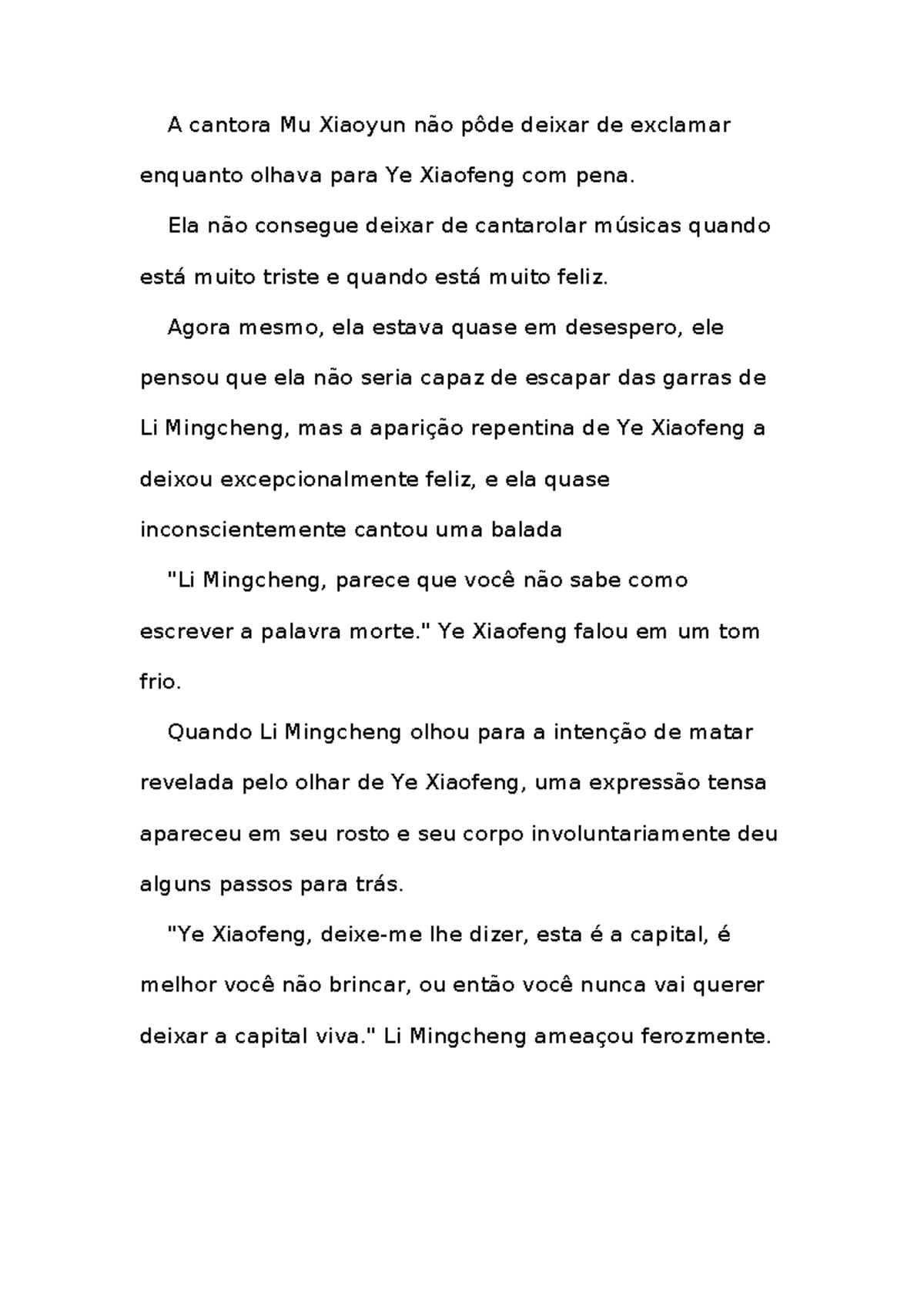 Análise da Relação entre Mu Xiaoyun e Ye Xiaofeng em 1Z95 - Estudo de ...