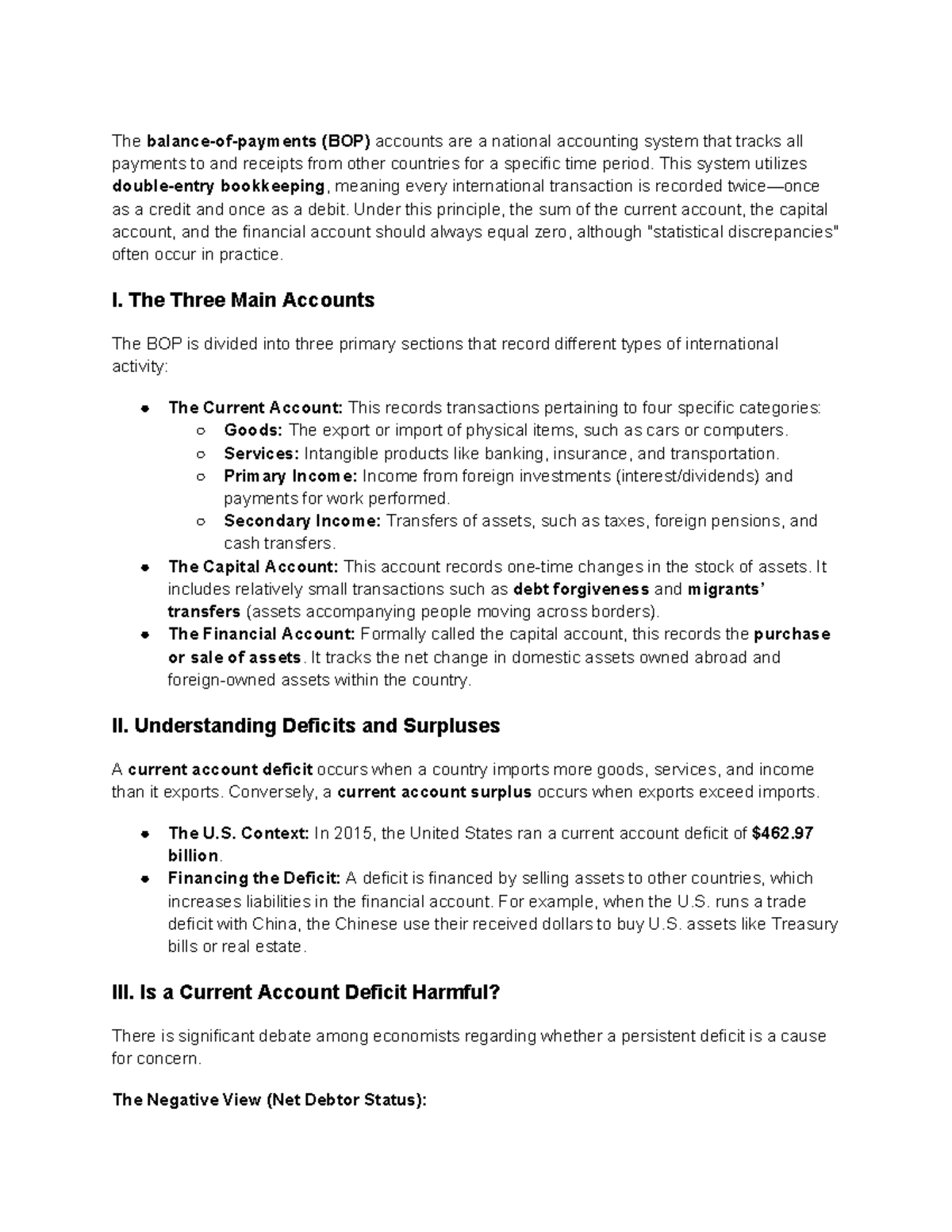 BOP Accounts Overview: Understanding Current, Capital, & Financial ...