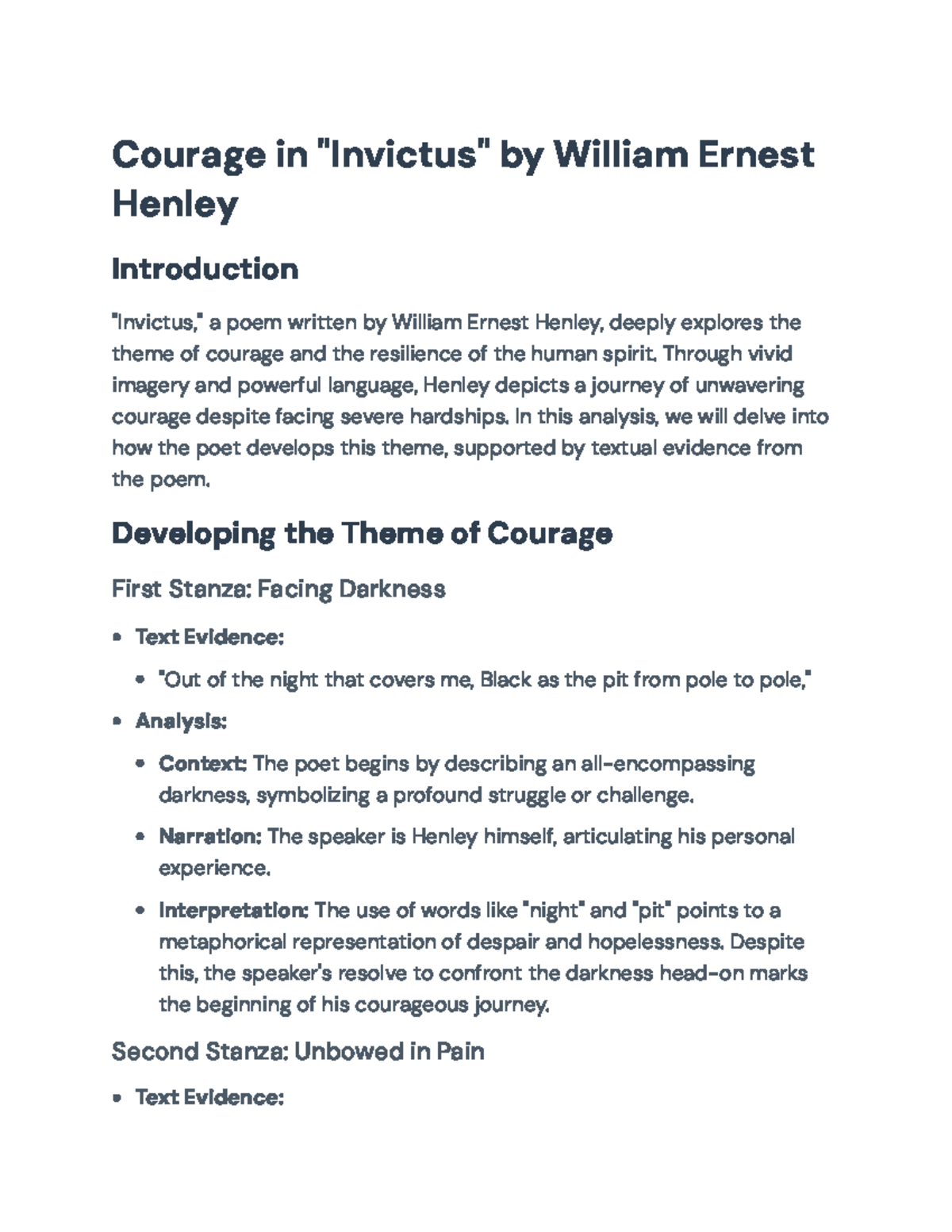 Courage and Resilience in 