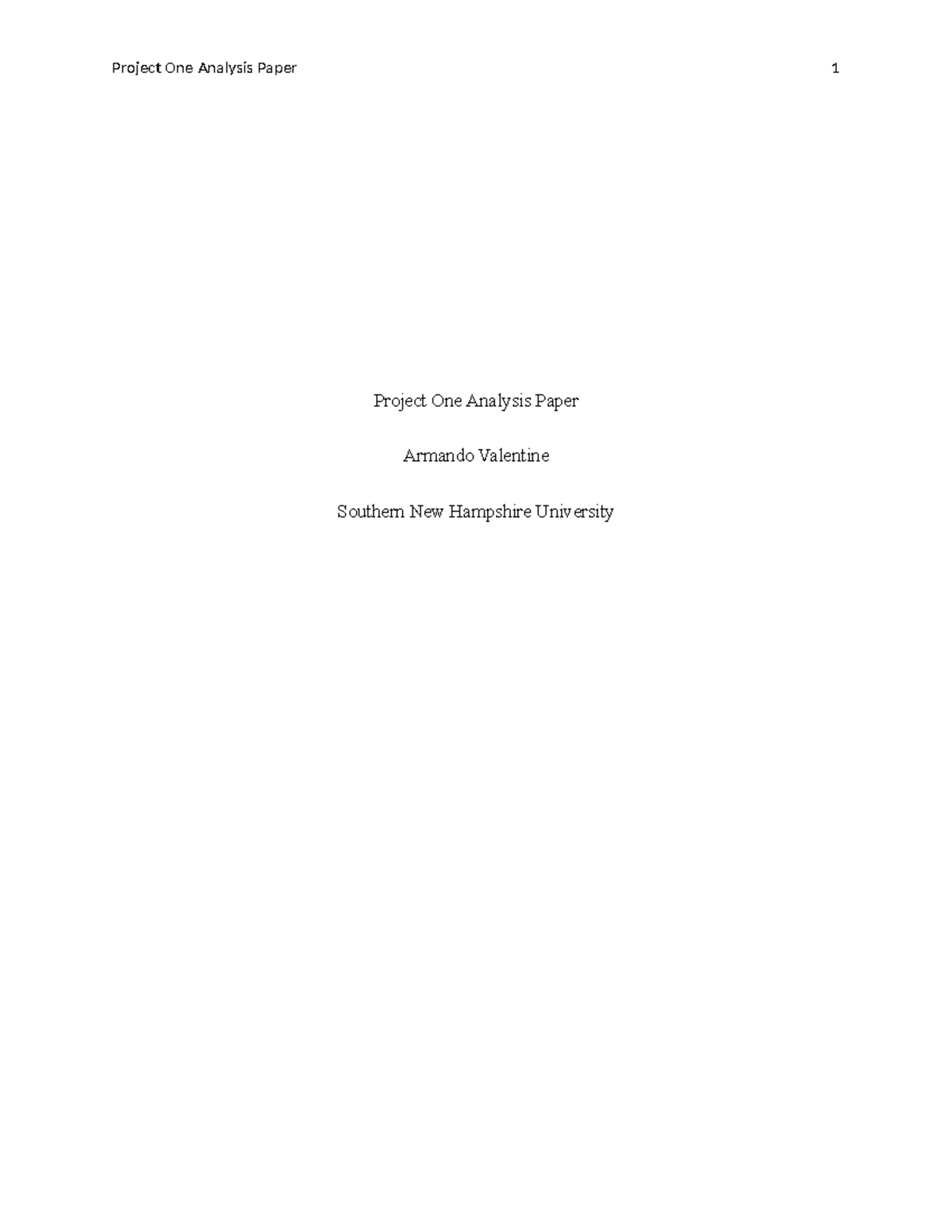 Project One Analysis Paper: Financial Position & Liabilities Overview ...