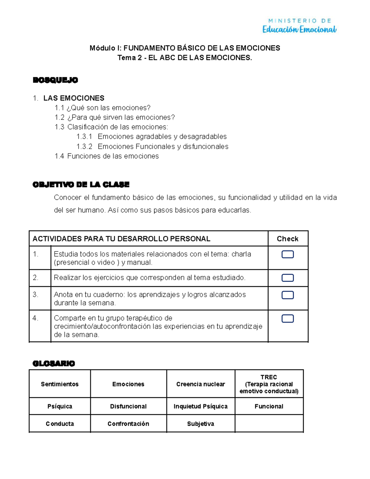 Módulo I: Fundamentos de las Emociones - Clase 2: El ABC de las ...