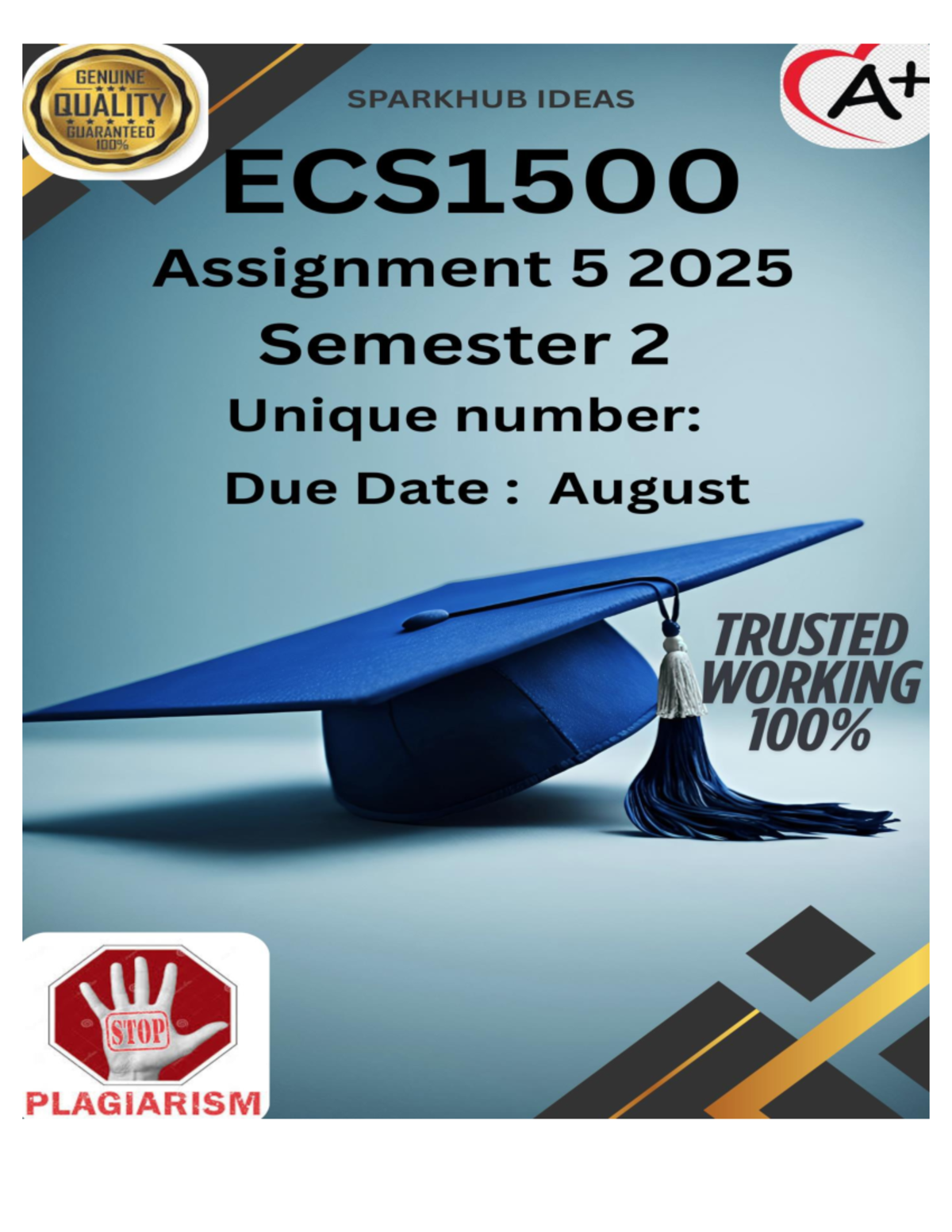 ECS1500 Assignment 5 Complete Answers - Due August 2025 - Studocu