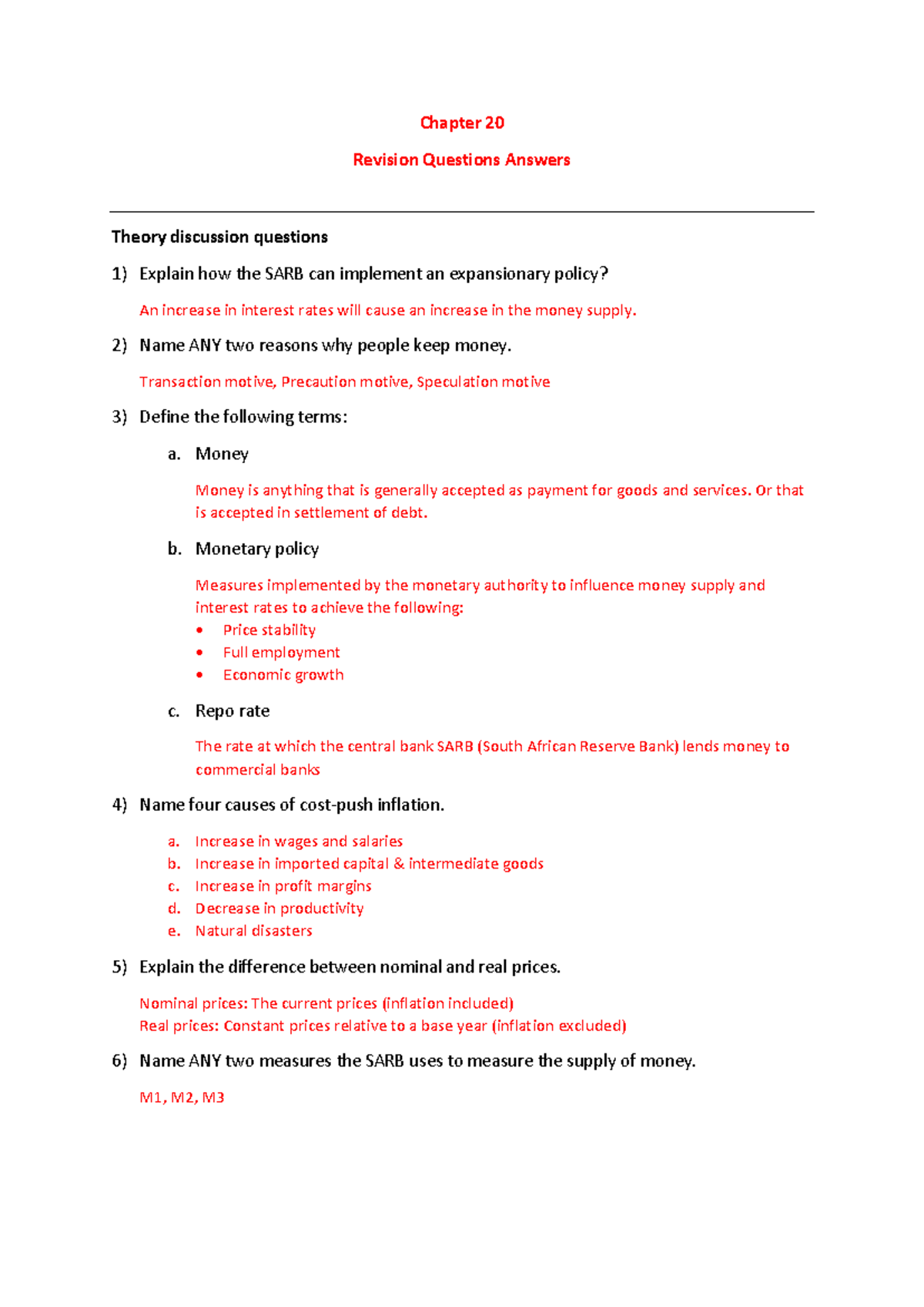 Chapter+20+-+Revision+Questions+Answers-1 - Chapter 20 Revision ...