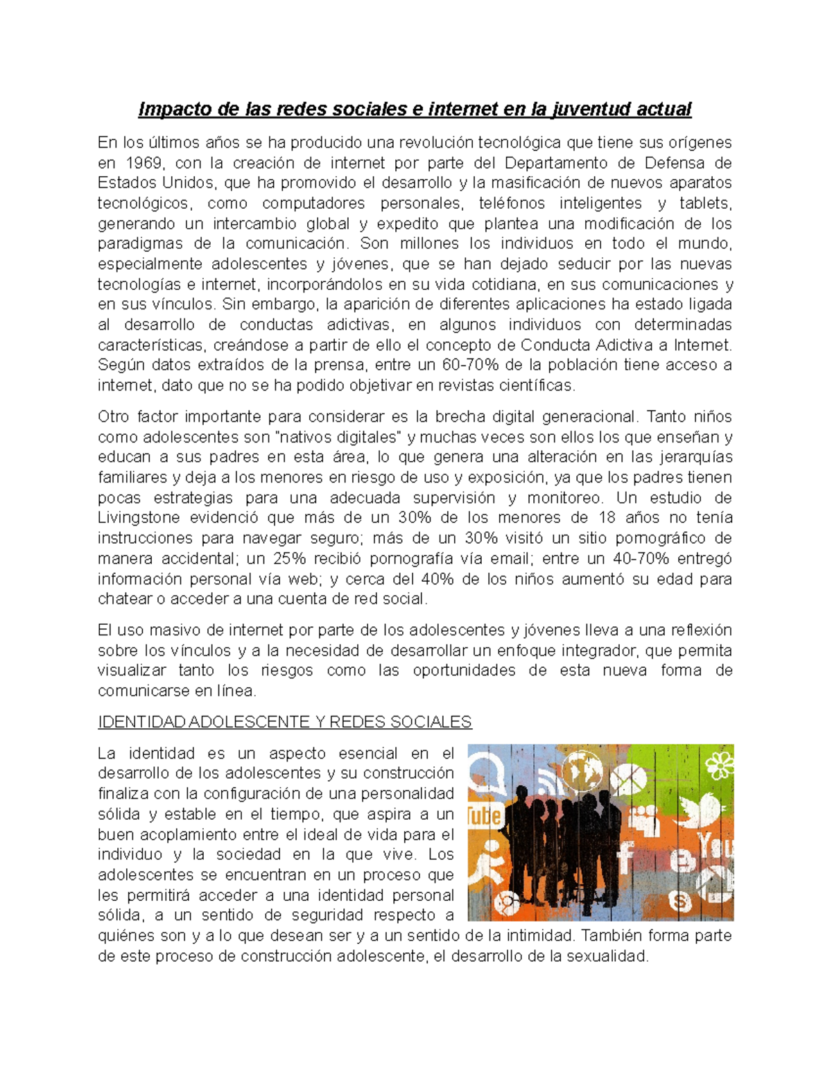 Impacto de las Redes Sociales en la Juventud Actual - Análisis Completo ...