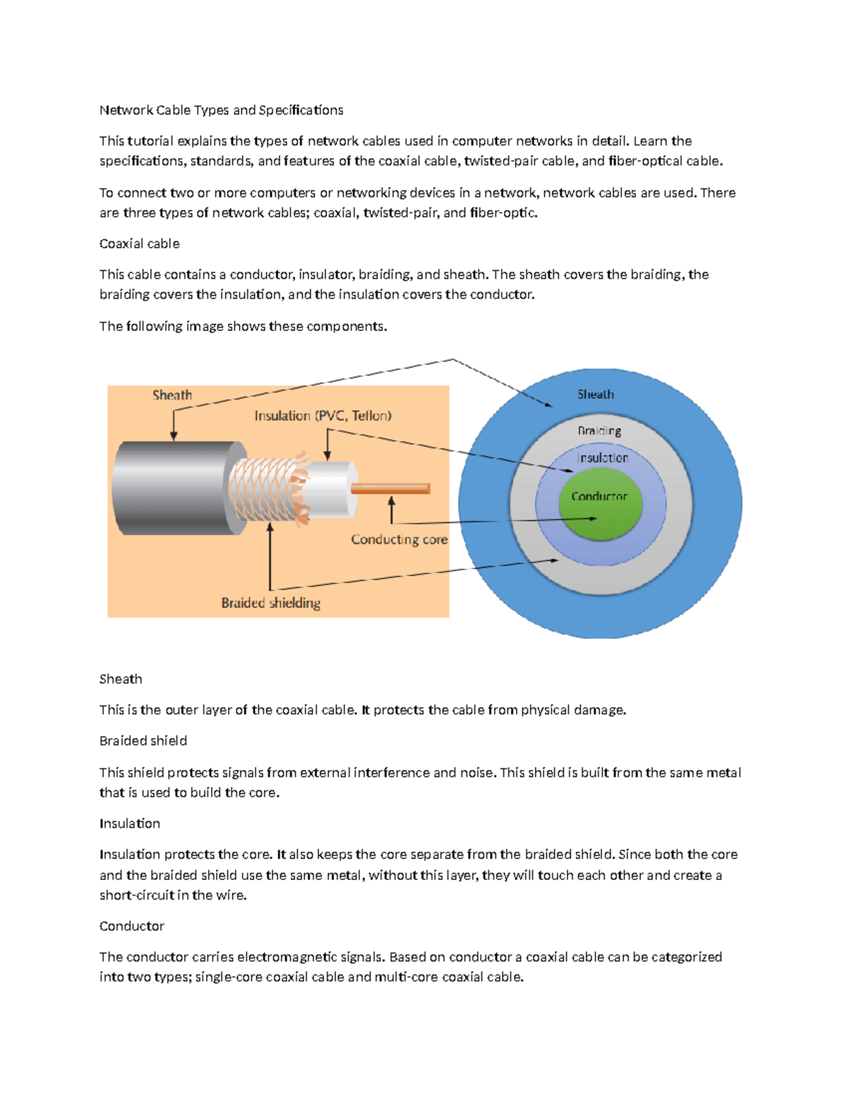 Network Cable Types: Coaxial, Twisted-Pair & Fiber-Optic Explained ...