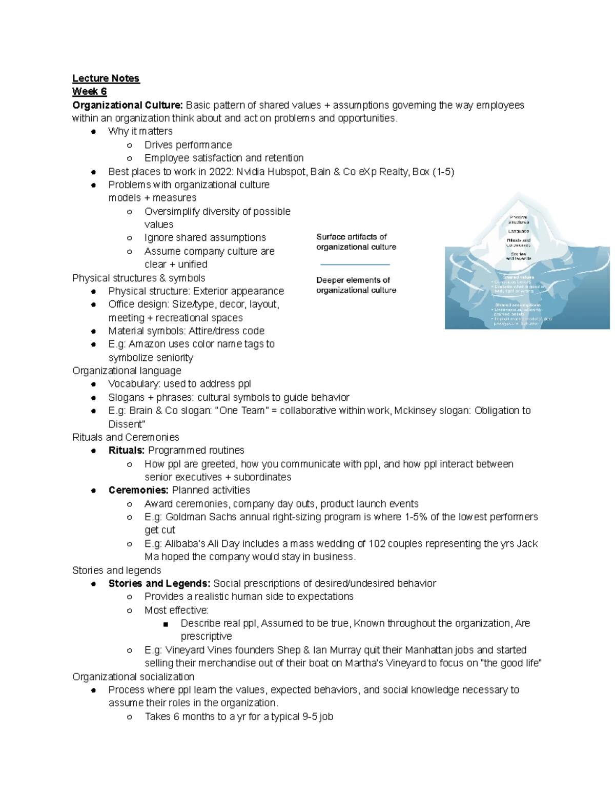 MO221 Midterm 1 Notes: Understanding Organizational Behavior and ...