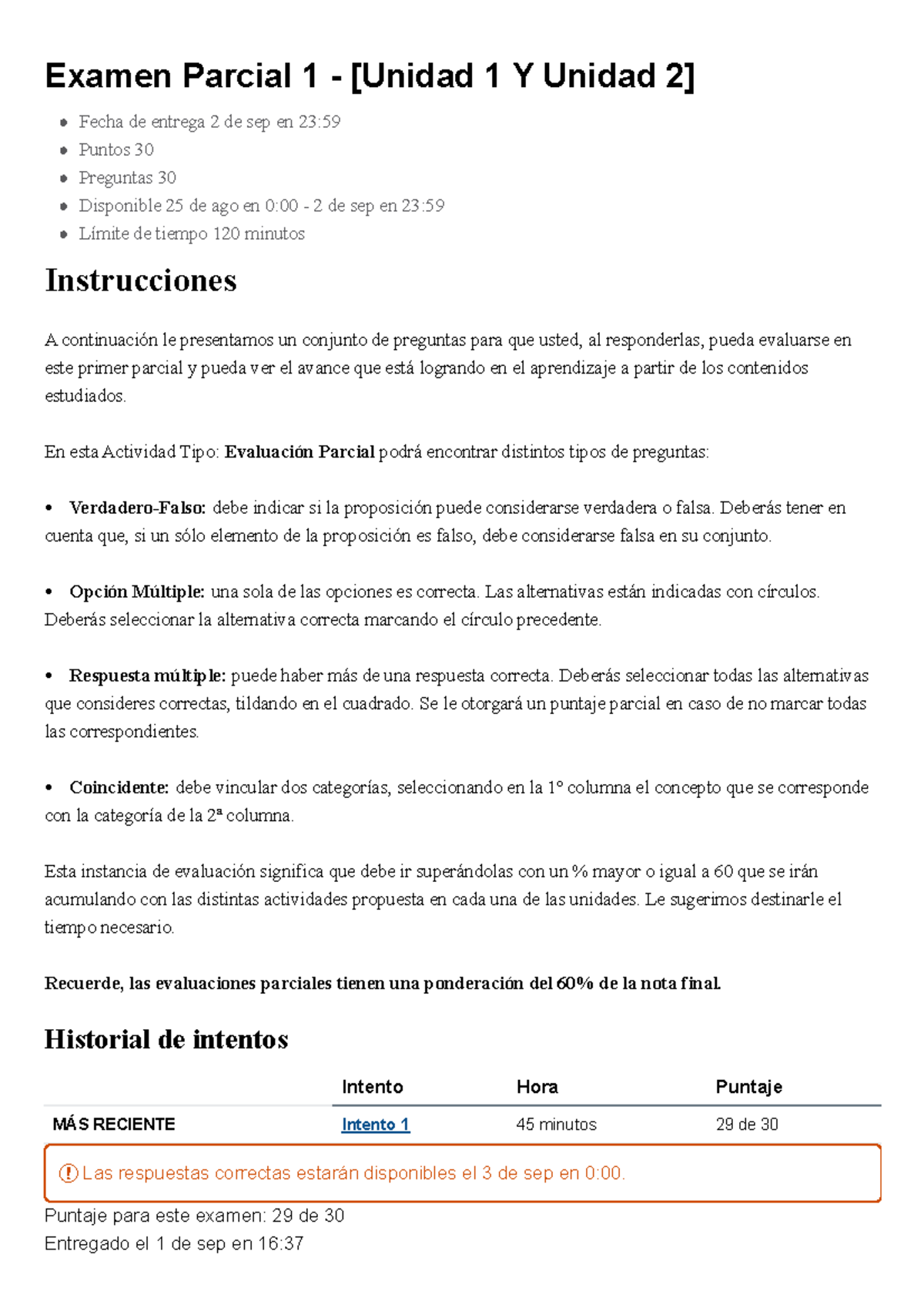 Examen Parcial 1 - [Unidad 1 y 2] Contabilidad Específica I - Studocu