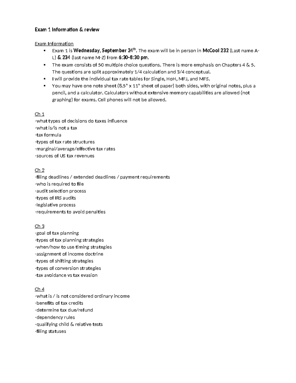 Exam 1 Review - F25 - Study Guide for Chapters 4 & 5 - Studocu