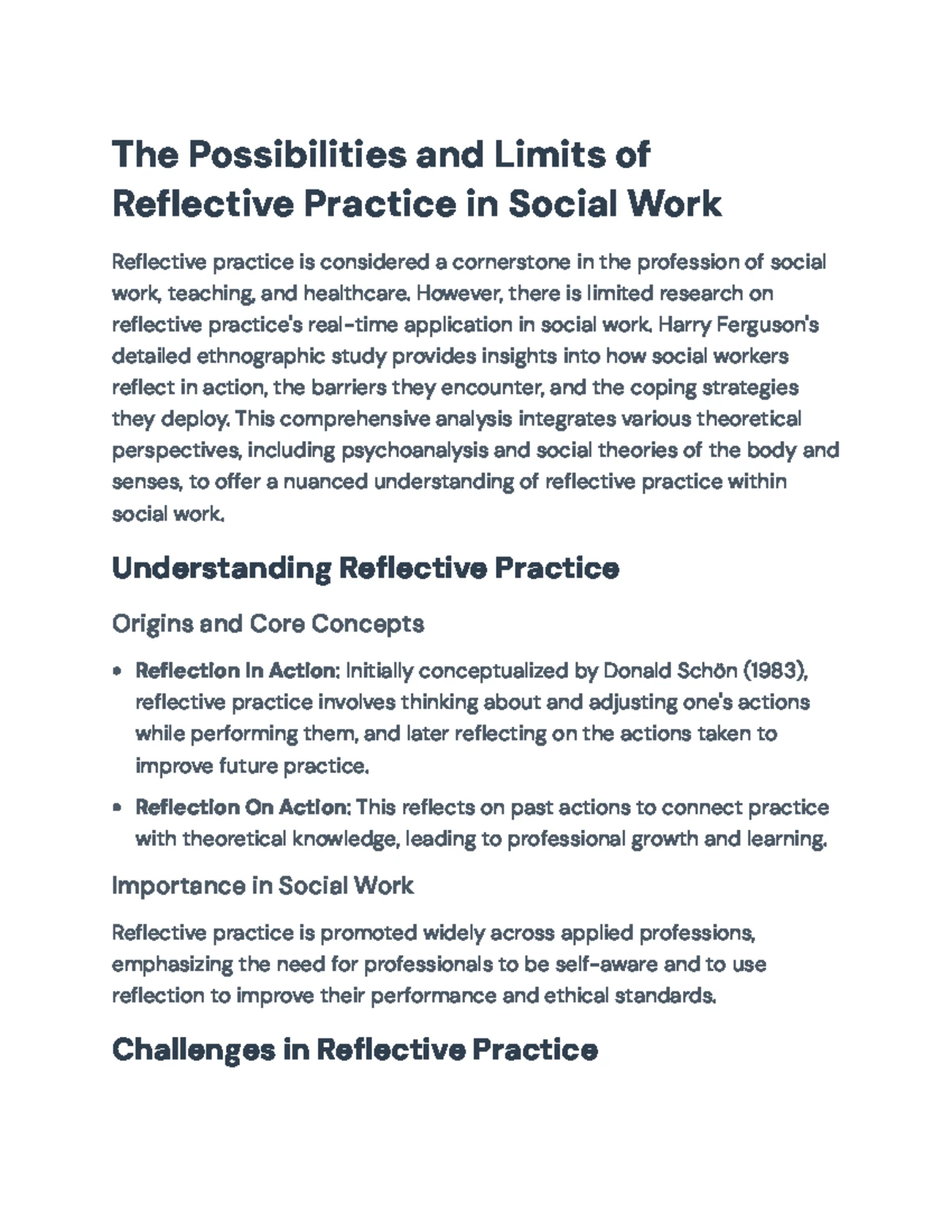 SKW-285: Effective Listening Skills in Social Work Practice Essay - Studocu