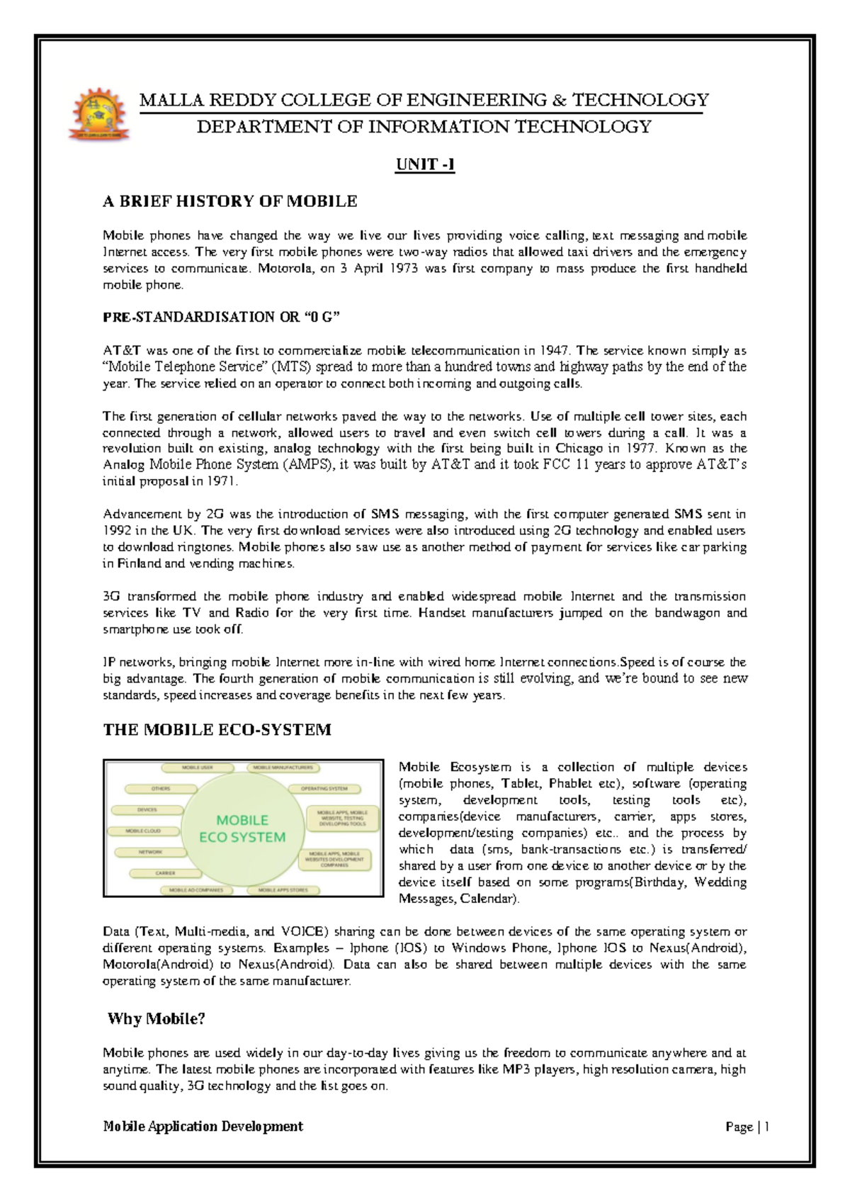 Mobile Applications Development: An Overview of Concepts and Techniques ...
