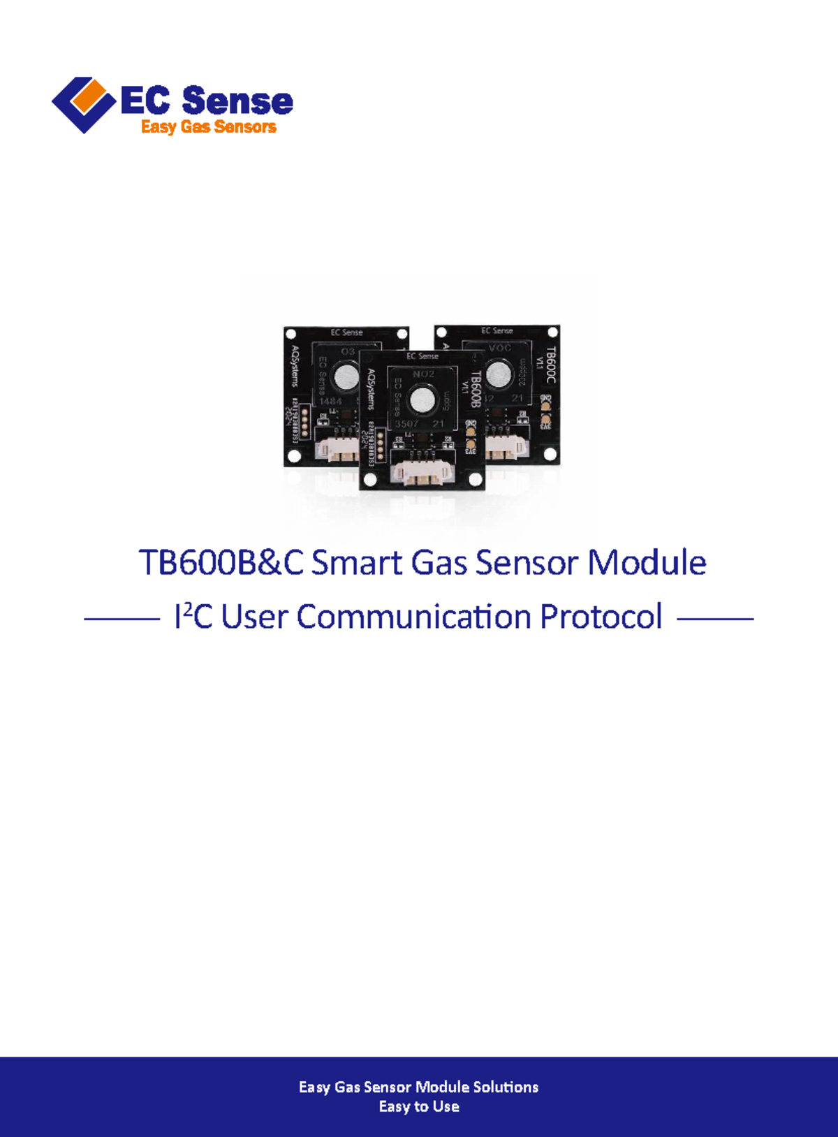 TB600B&C Smart Gas Sensor Module I2C Communication Protocol Guide - Studocu