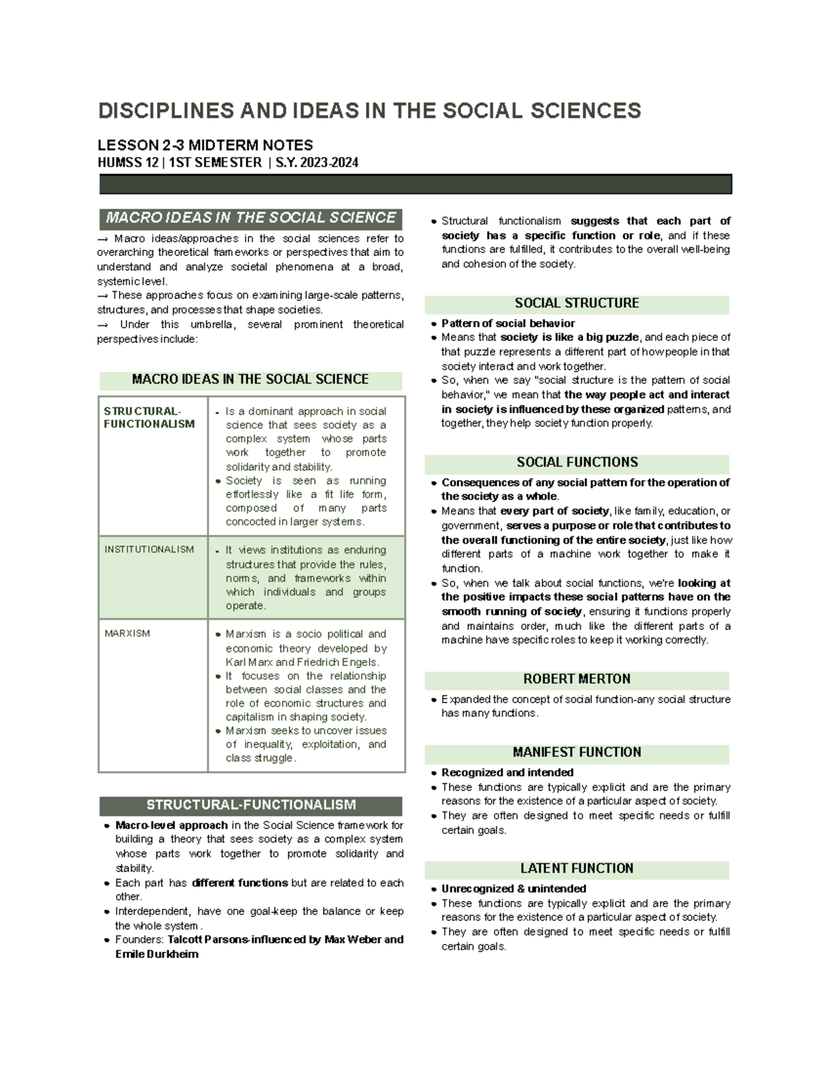 DISS- Midterm- Exams - DISCIPLINES AND IDEAS IN THE SOCIAL SCIENCES ...