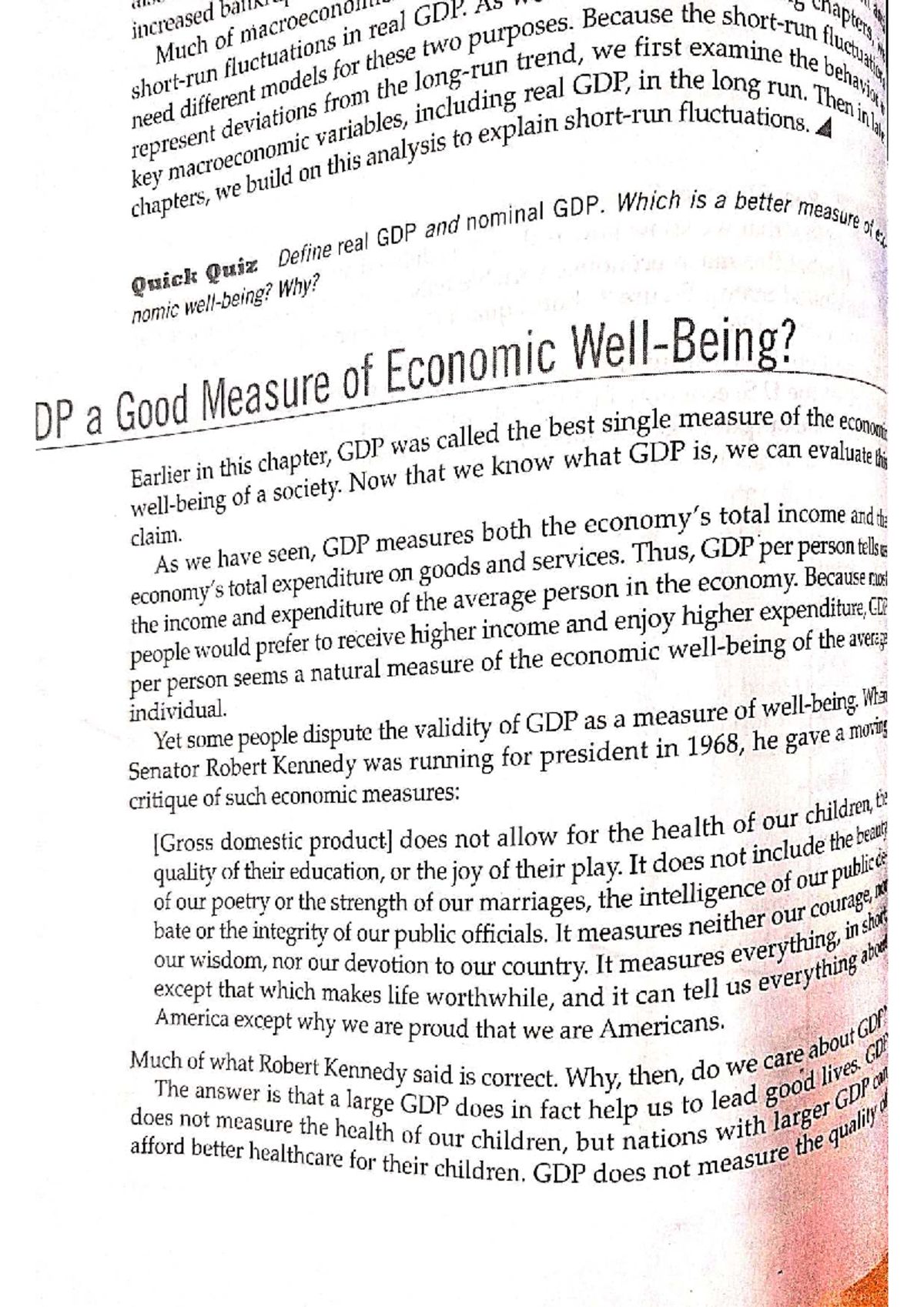 GDP and Welfare Analysis: Understanding Economic Measures and Quality ...
