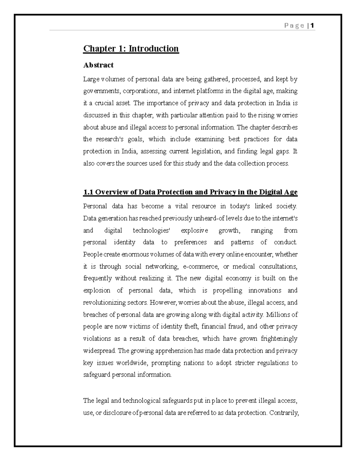 Data Protection in India: Analyzing the PDPB and IT Act Frameworks ...