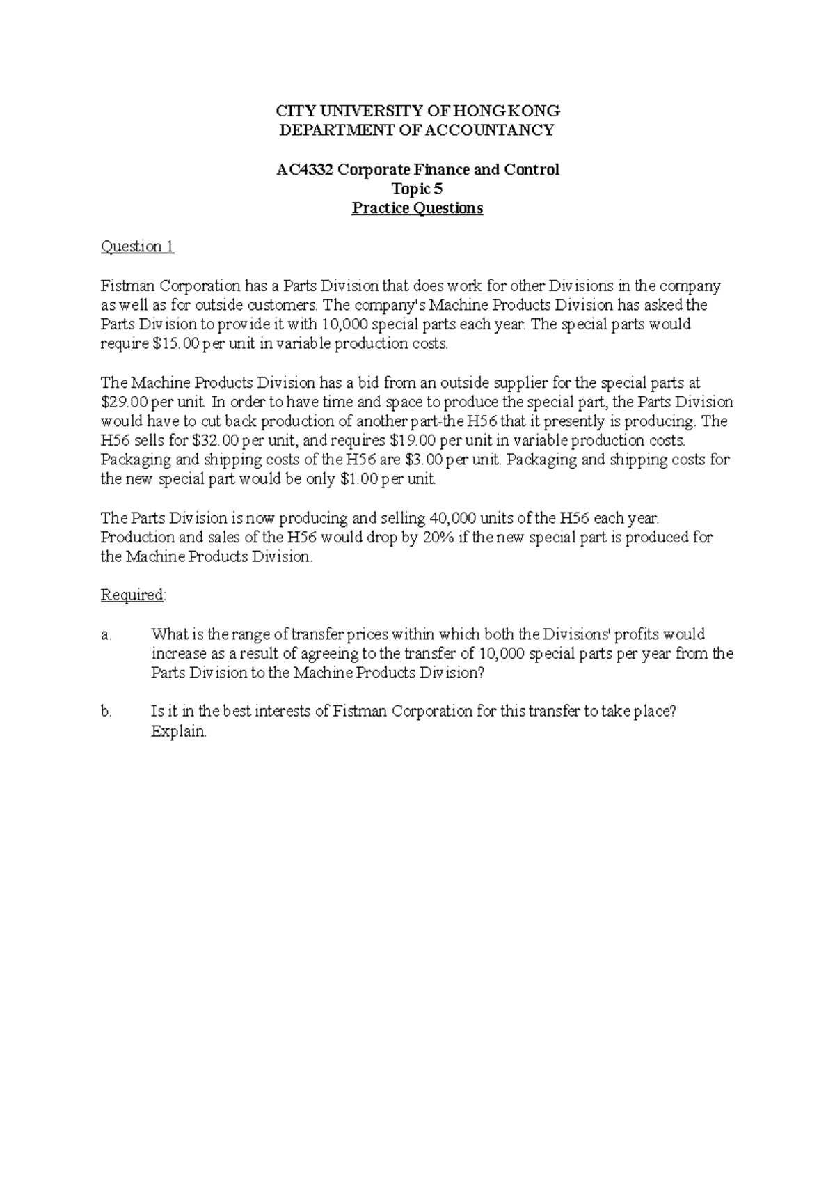 Practice+Questions+%28Topic+5%29 - 複本 - CITY UNIVERSITY OF HONG KONG ...
