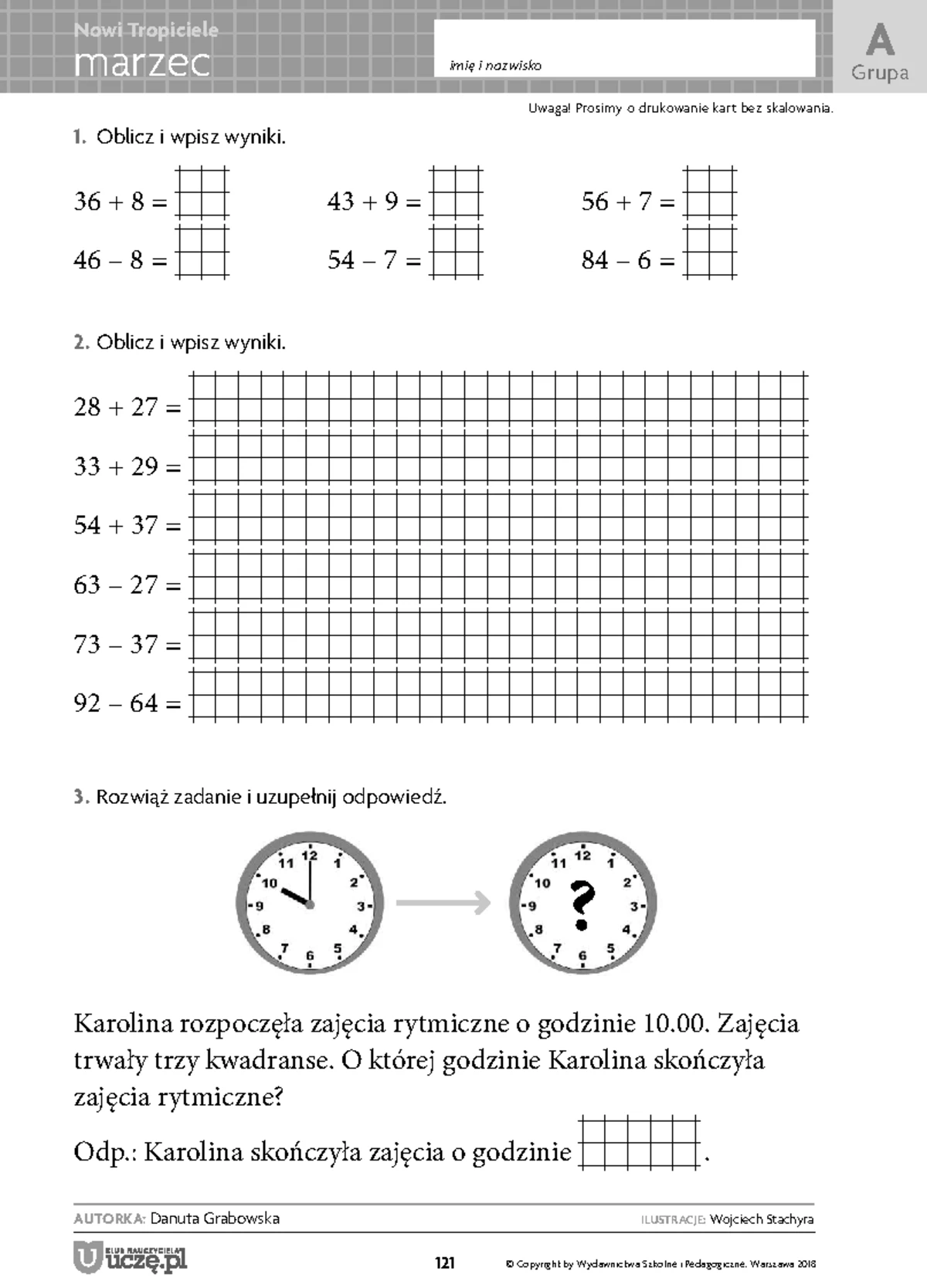 Sprawdzian roczny z matematyki, klasa 2 - Grupa A (Sprawdzian 5) - Studocu
