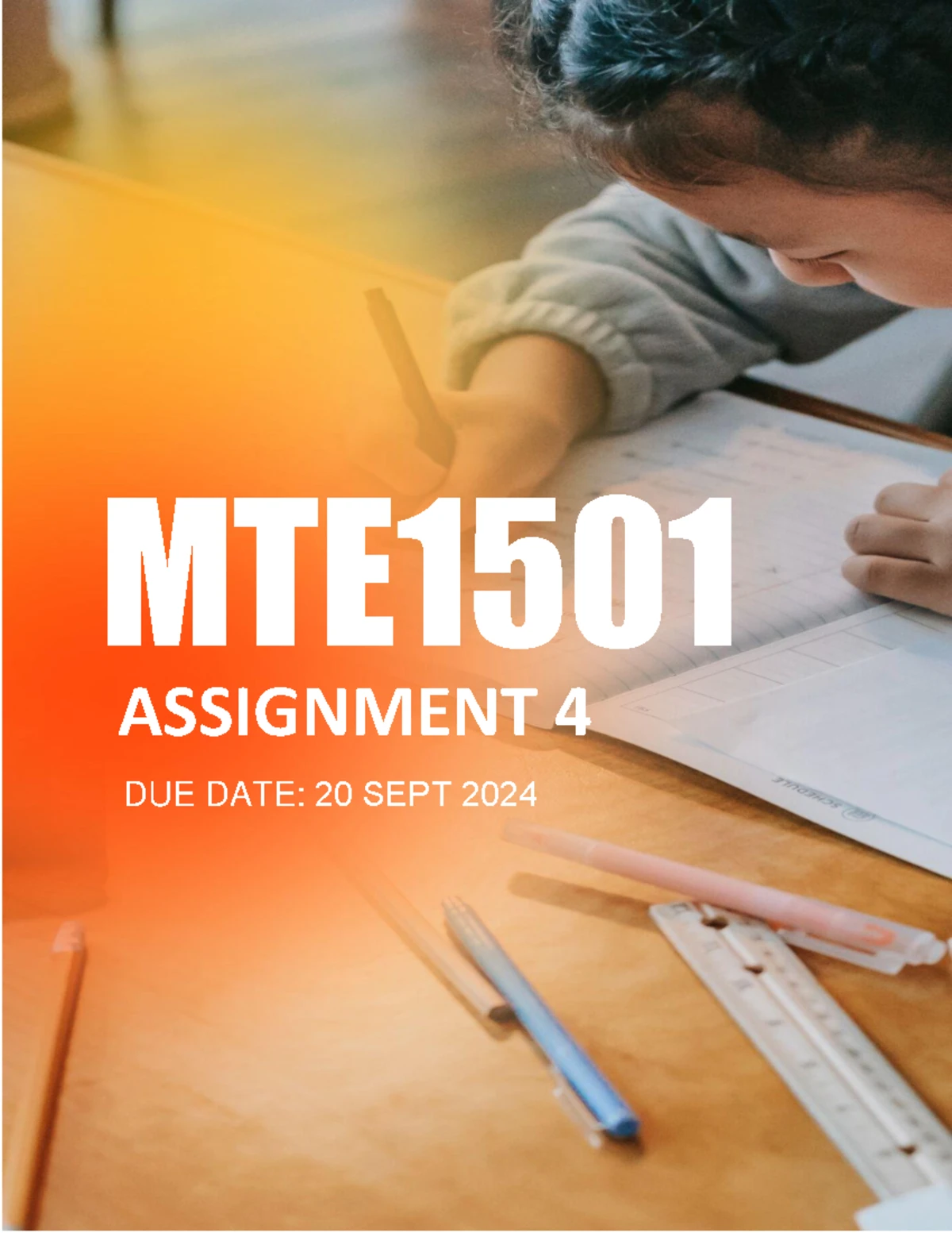 Mte1501 Assignment 3 Pdf Mte1501 Studocu