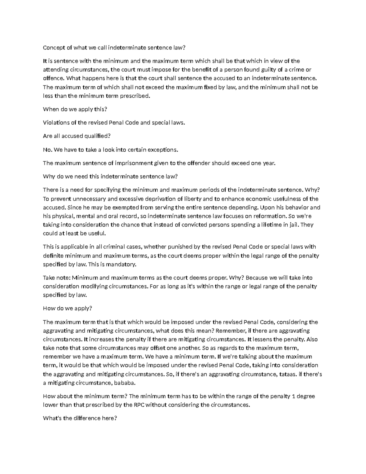 ISLAW 101: Understanding Indeterminate Sentence Law and Probation ...
