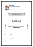 Computer Applications Technology - Grade: 10 - Further Education and ...