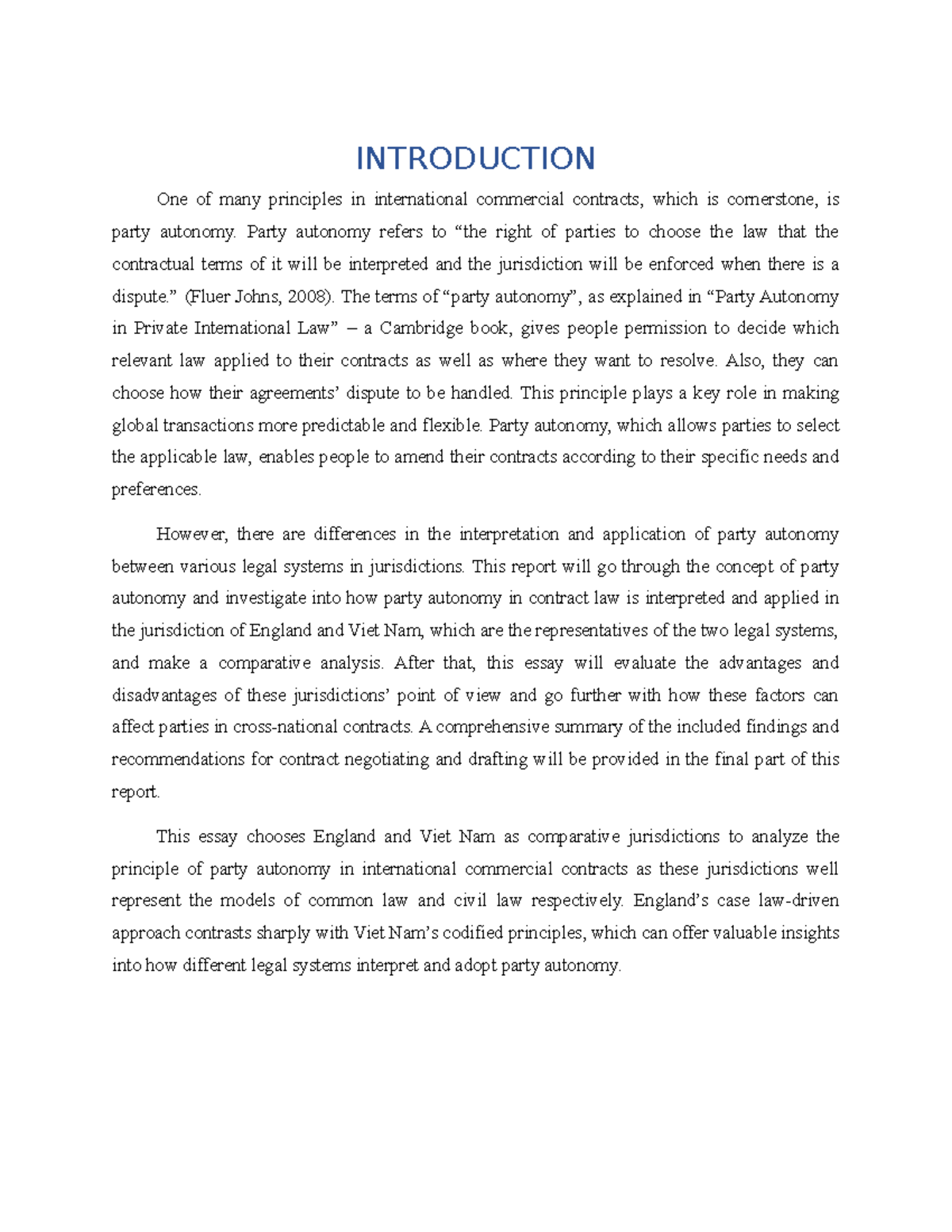Introduction - Summary English Academic Practice 5 - INTRODUCTION One ...