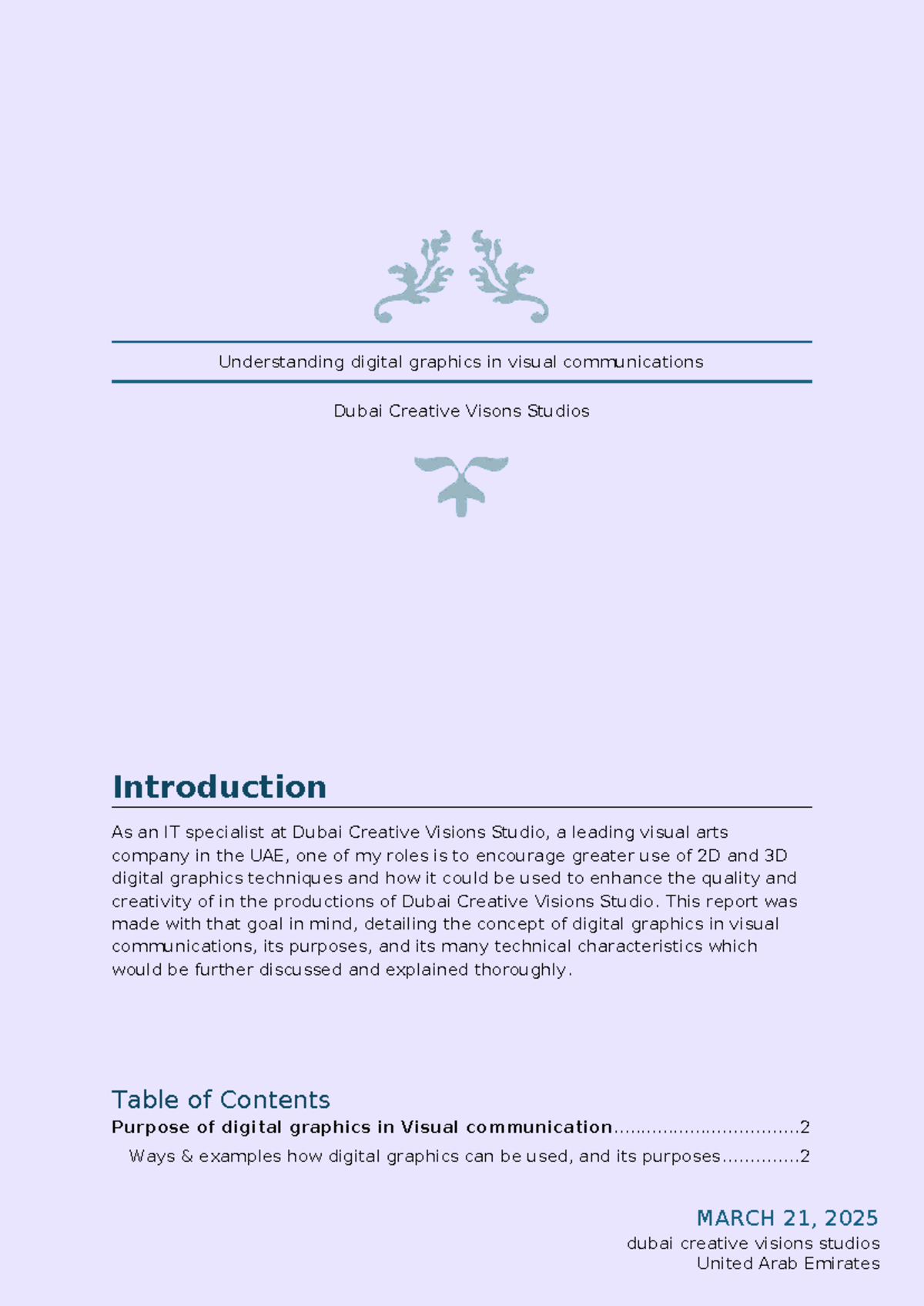 Understanding Digital Graphics in Visual Communication - BTEC IT Level ...