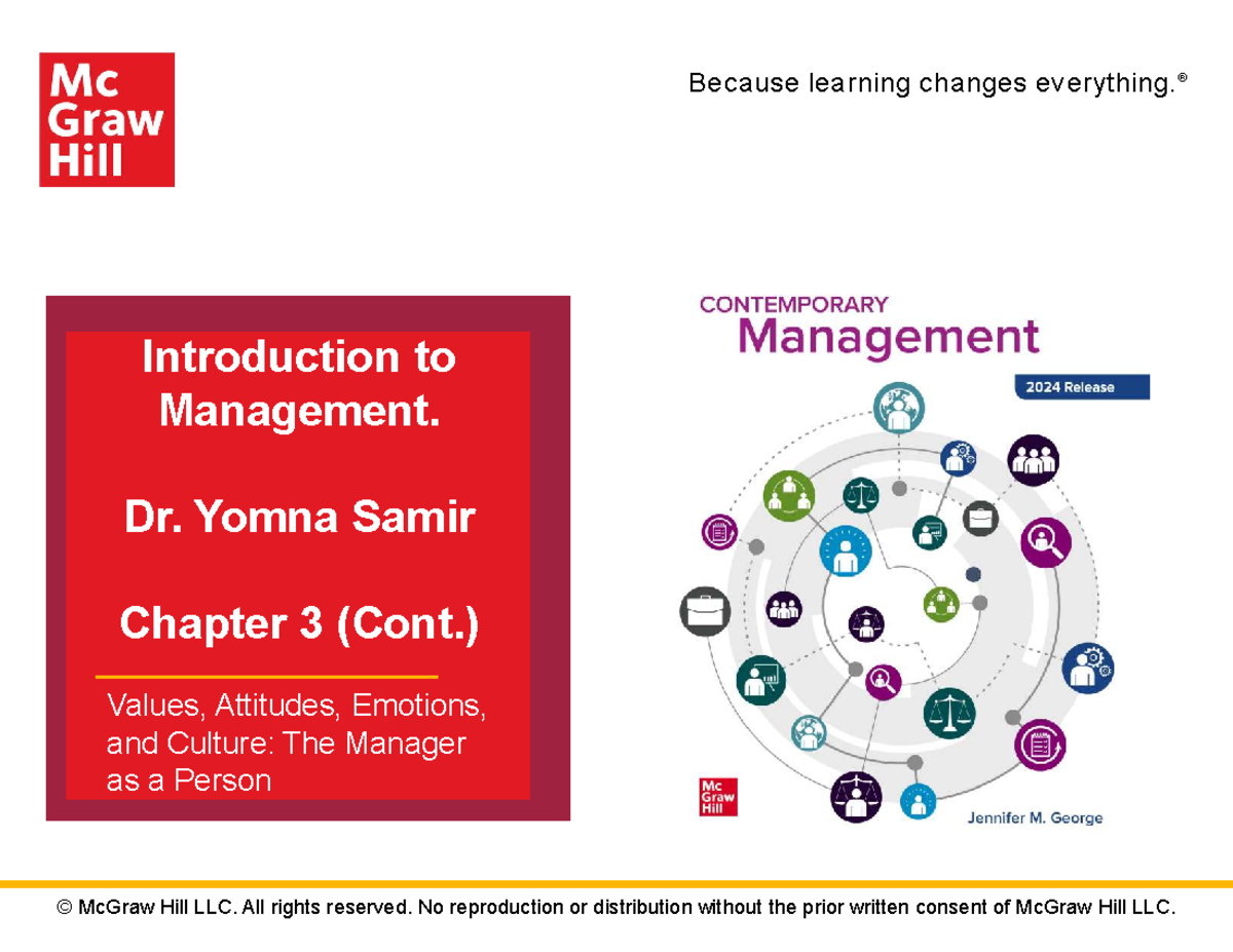 Introduction to Management: Chapter 3 - Values and Culture - Studocu