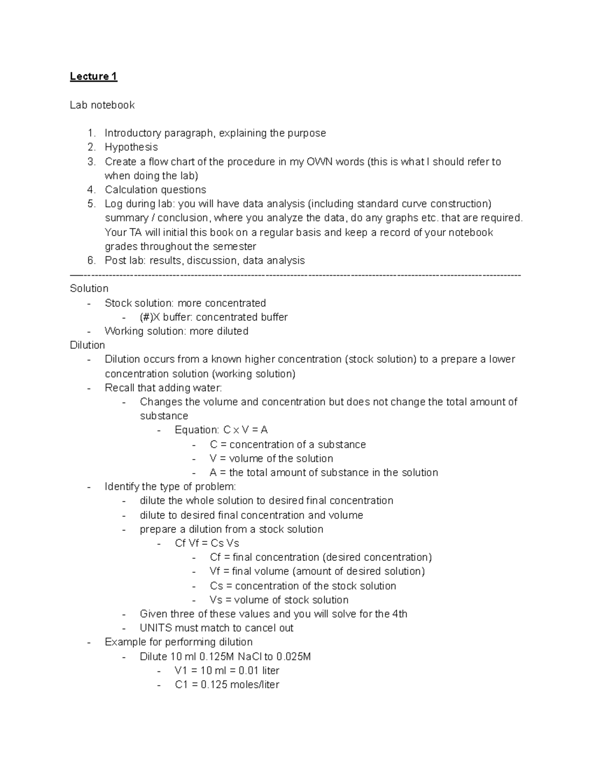 B12 Lab Procedure Flow Chart and Data Analysis Guide - Studocu
