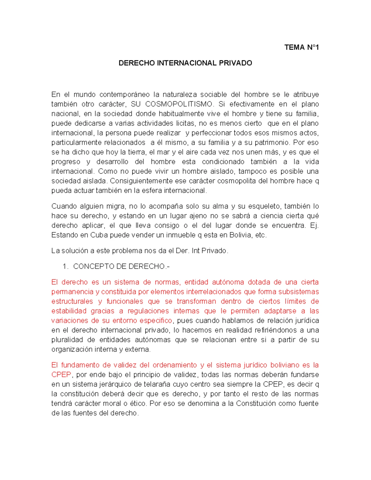 CASO FRAUDE A LA LEY - Derecho Internacional Privado y Consecuencias ...