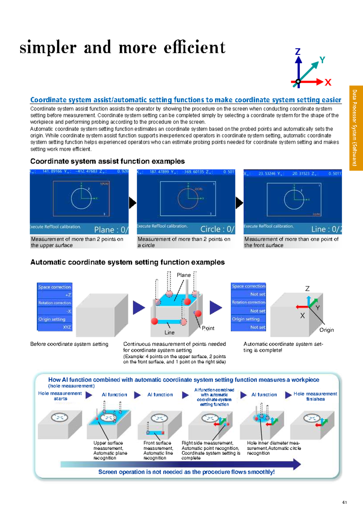 Efficient Coordinate System Setting in XYANA Smart CMM (81 642) - Studocu