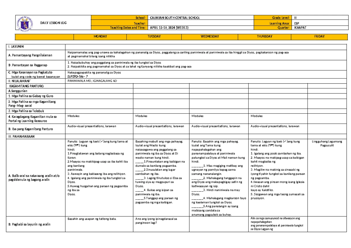 PBL AT PRBL2 - Lesson Plan on Climate and Environmental Challenges ...