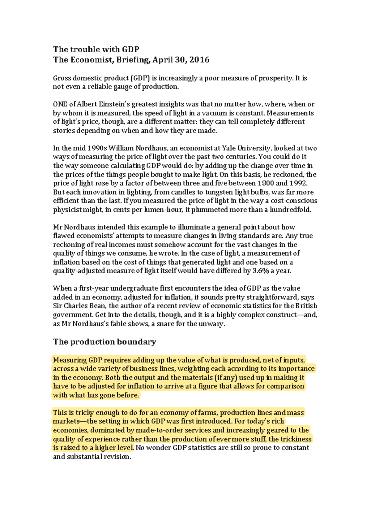 PS1 The Economist April 16 The Problem GDP - Warning: Popup annotation ...