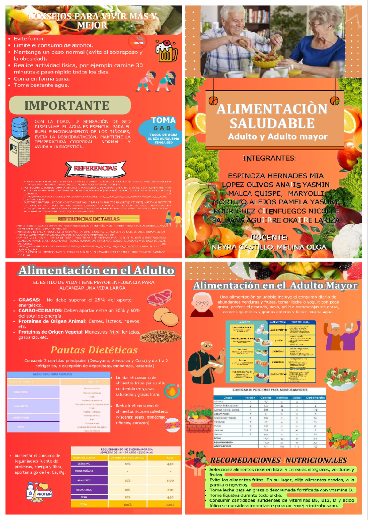 Guía de Alimentación Saludable para Adultos Mayores - GES101 - Studocu