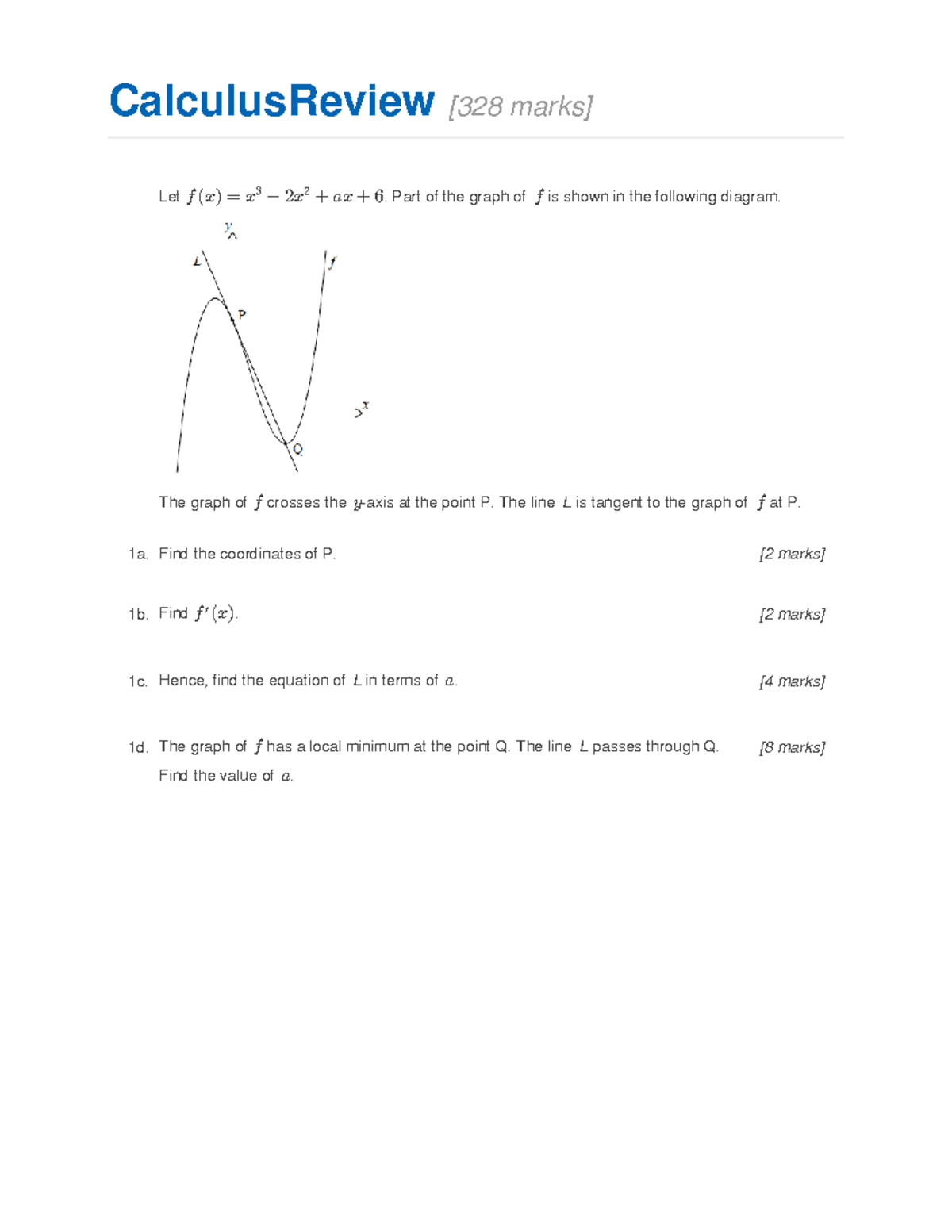 Calculus Review: Key Concepts and Problem Solutions - Studocu